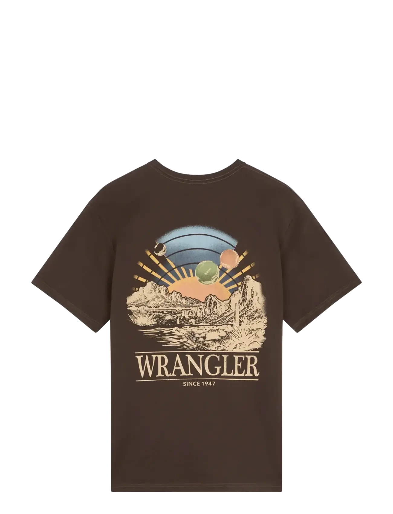 Wrangler - GRAPHIC TEE - sügisesed riided - chocolate torte - 2