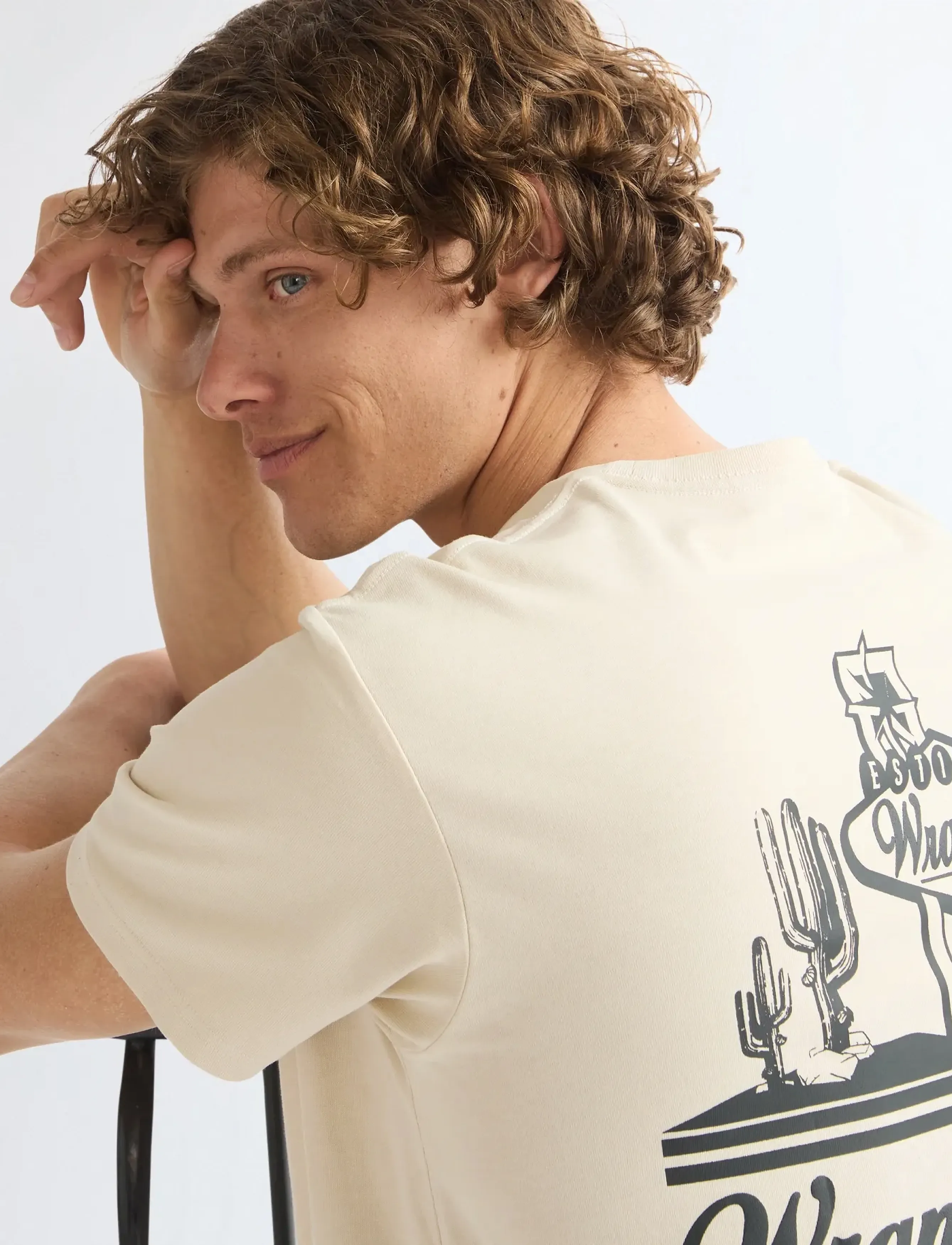 WRANGLER Vintage Tee t-shirts med tryck herr – bild 5