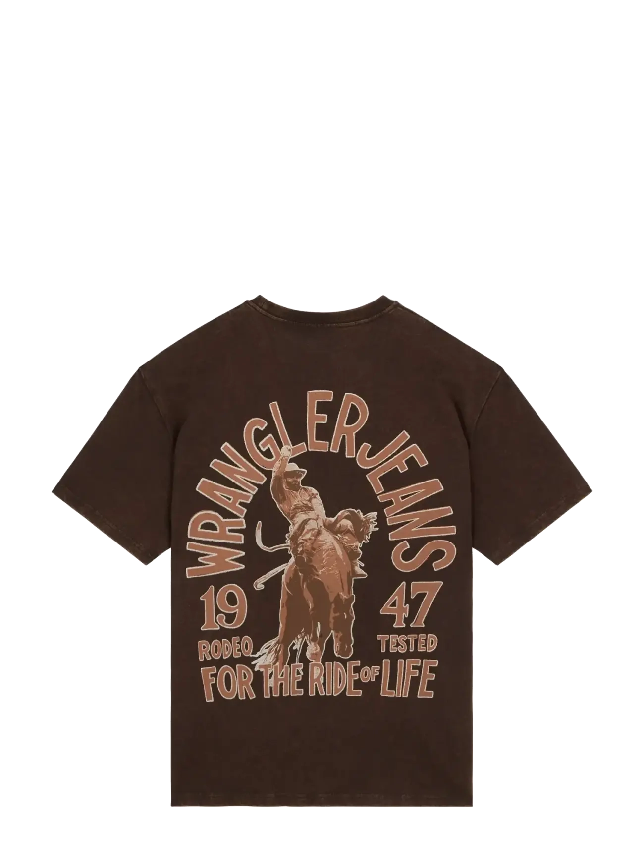 Wrangler - VINTAGE TEE - kurzärmelige t-shirts - chocolate torte - 2