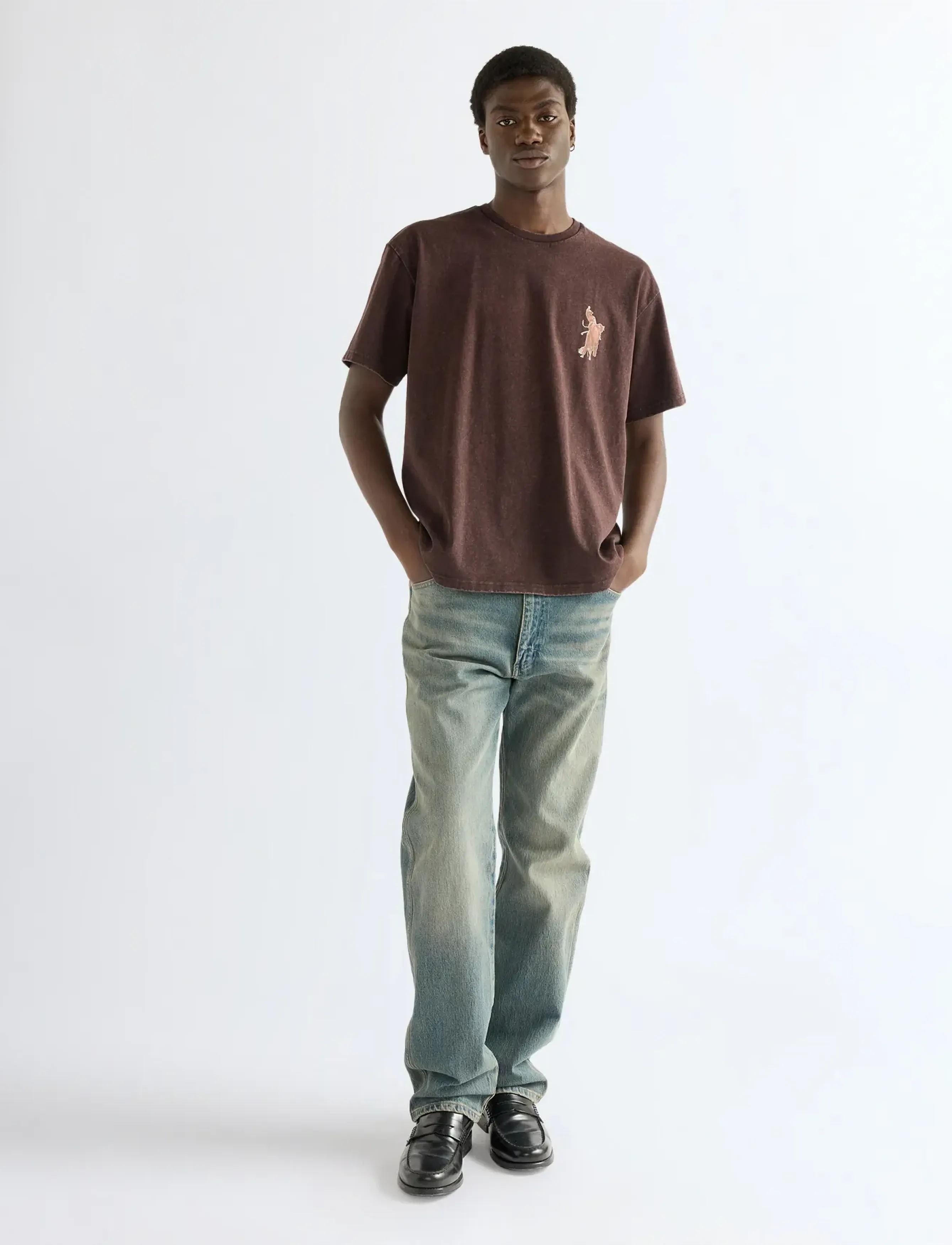 WRANGLER Vintage Tee t-shirts med tryck herr – bild 5