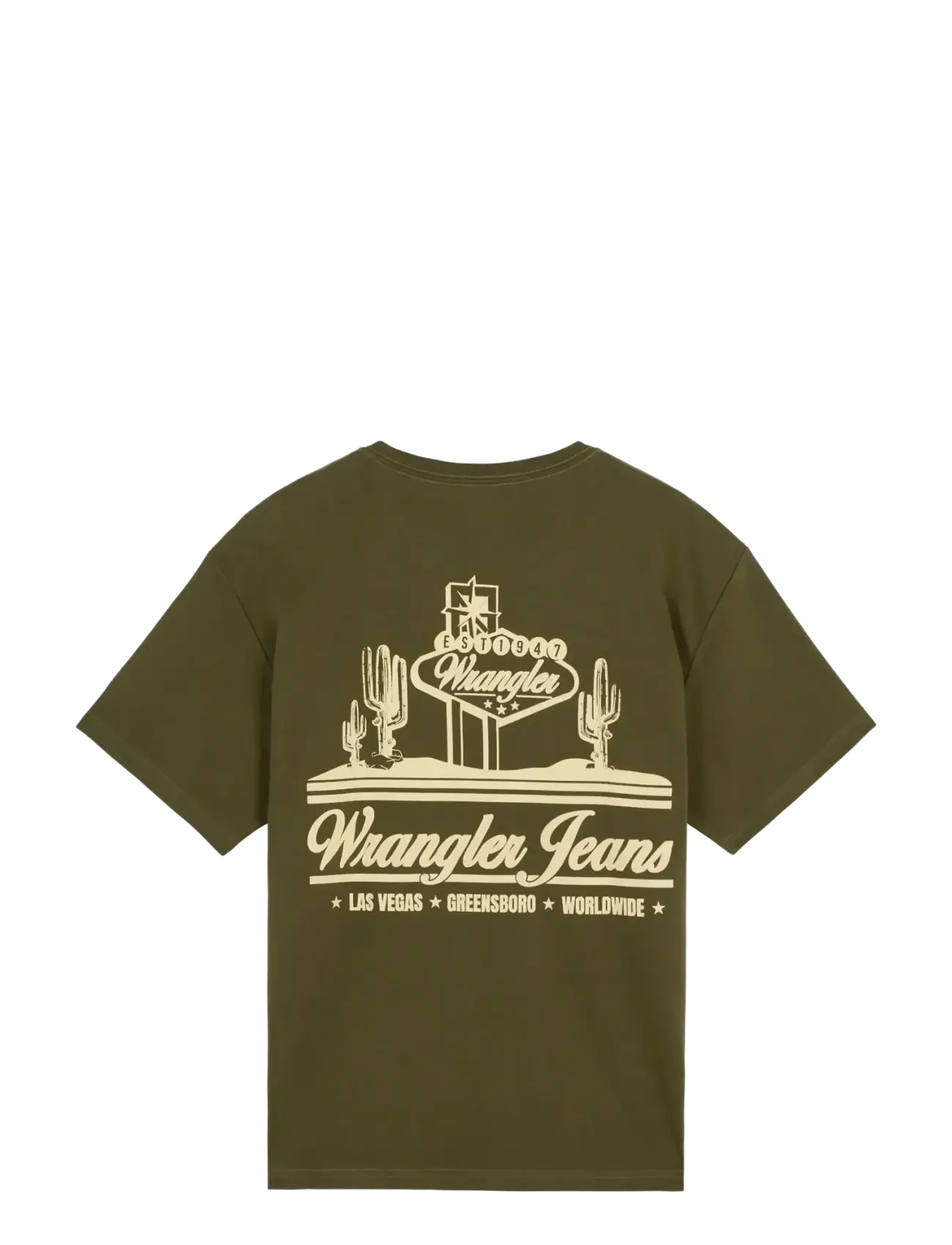 Wrangler - VINTAGE TEE - kortærmede t-shirts - olive night - 2