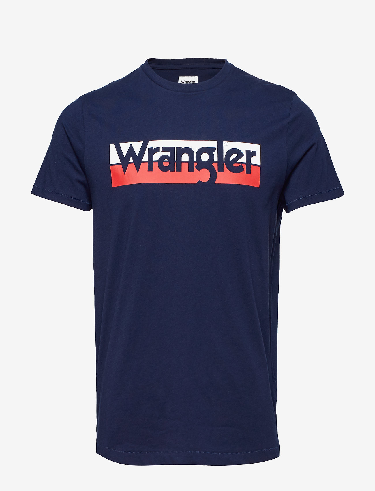 Wrangler - BOX LOGO TEE - navy - 0