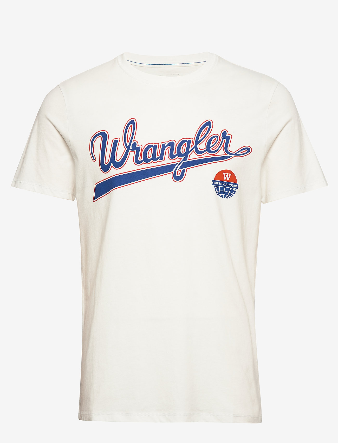 Wrangler - SS LOGO TEE OFF WHITE - off white - 0