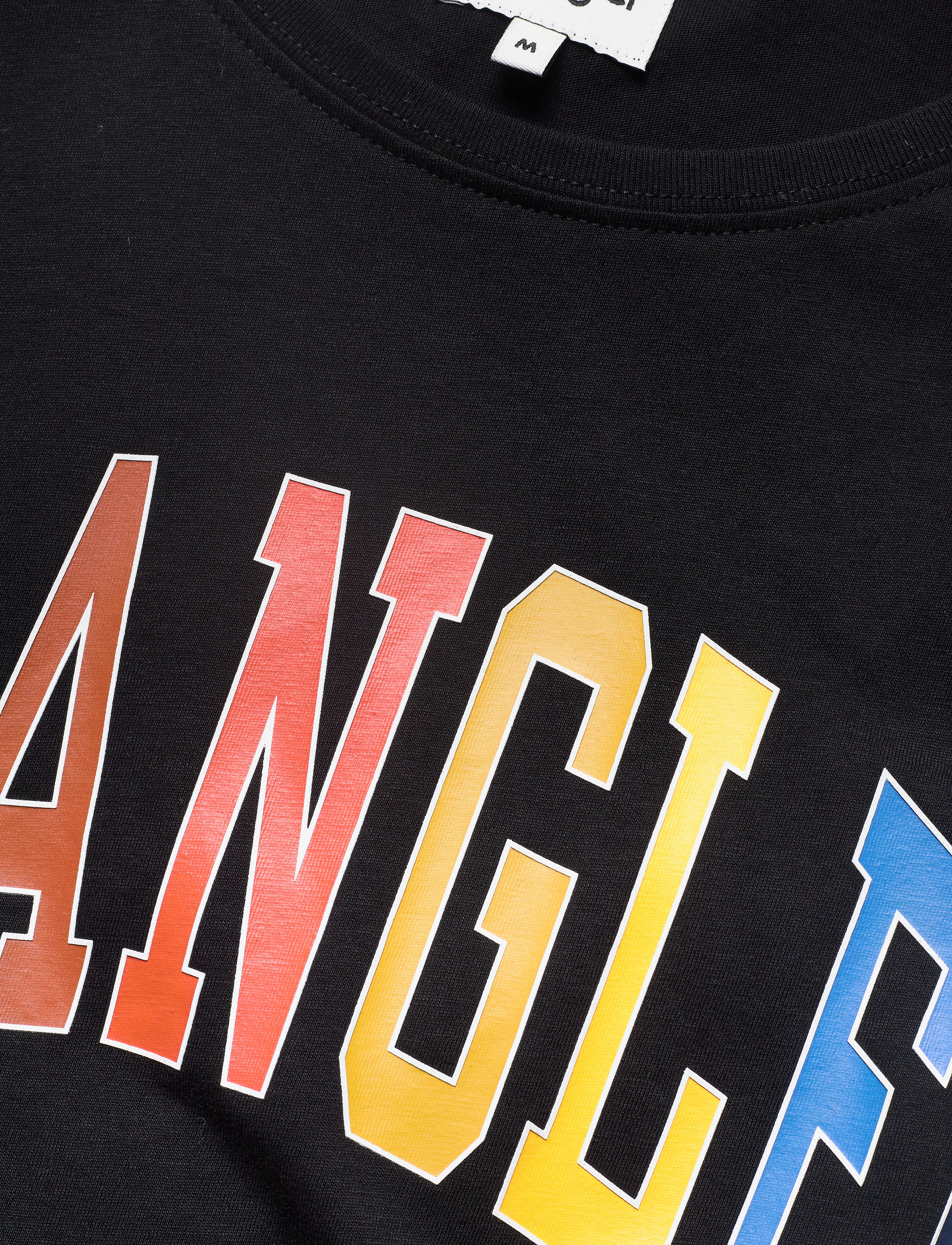 Wrangler - SS RAINBOW TEE BLACK - black - 2