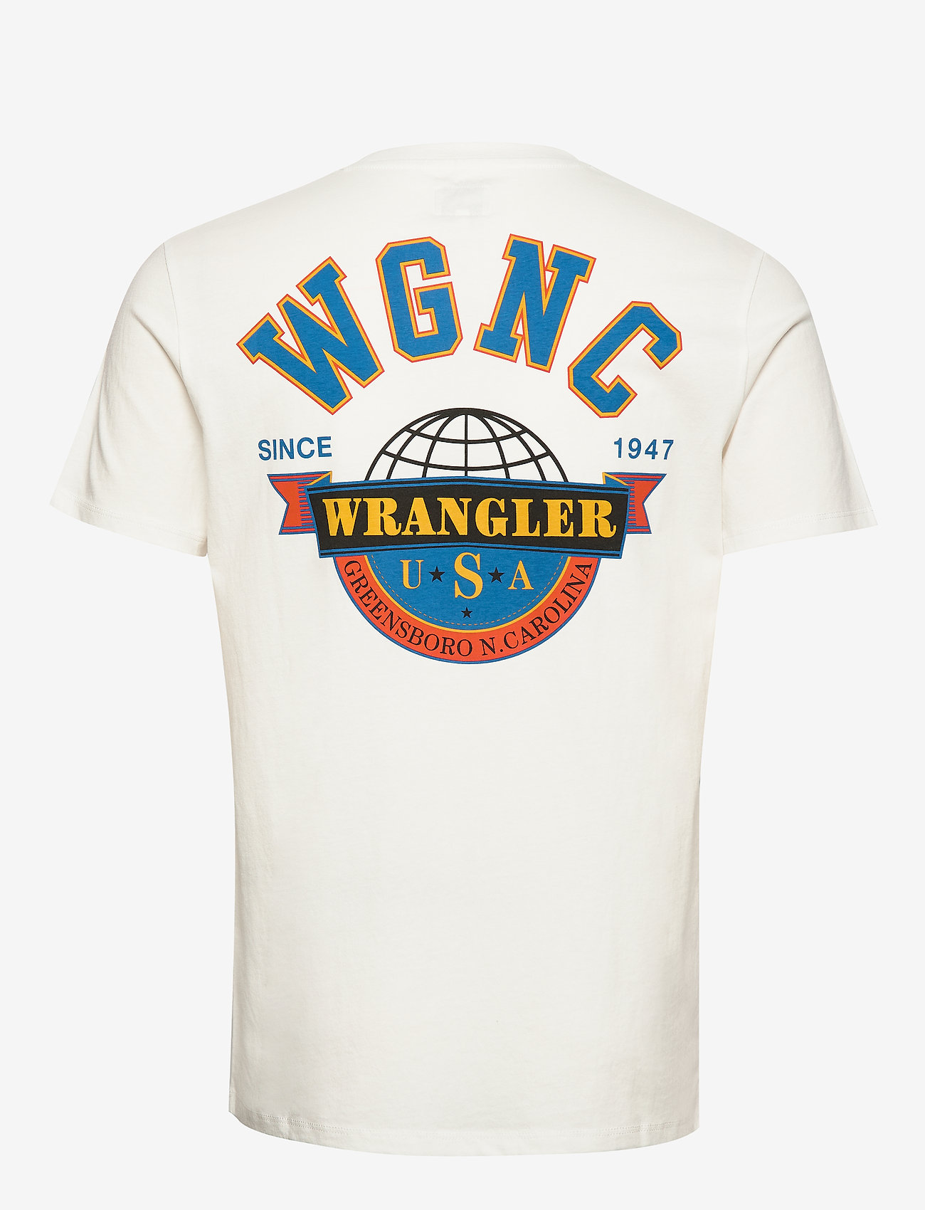 Wrangler - SS GLOBE TEE OFF WHITE - off white - 1