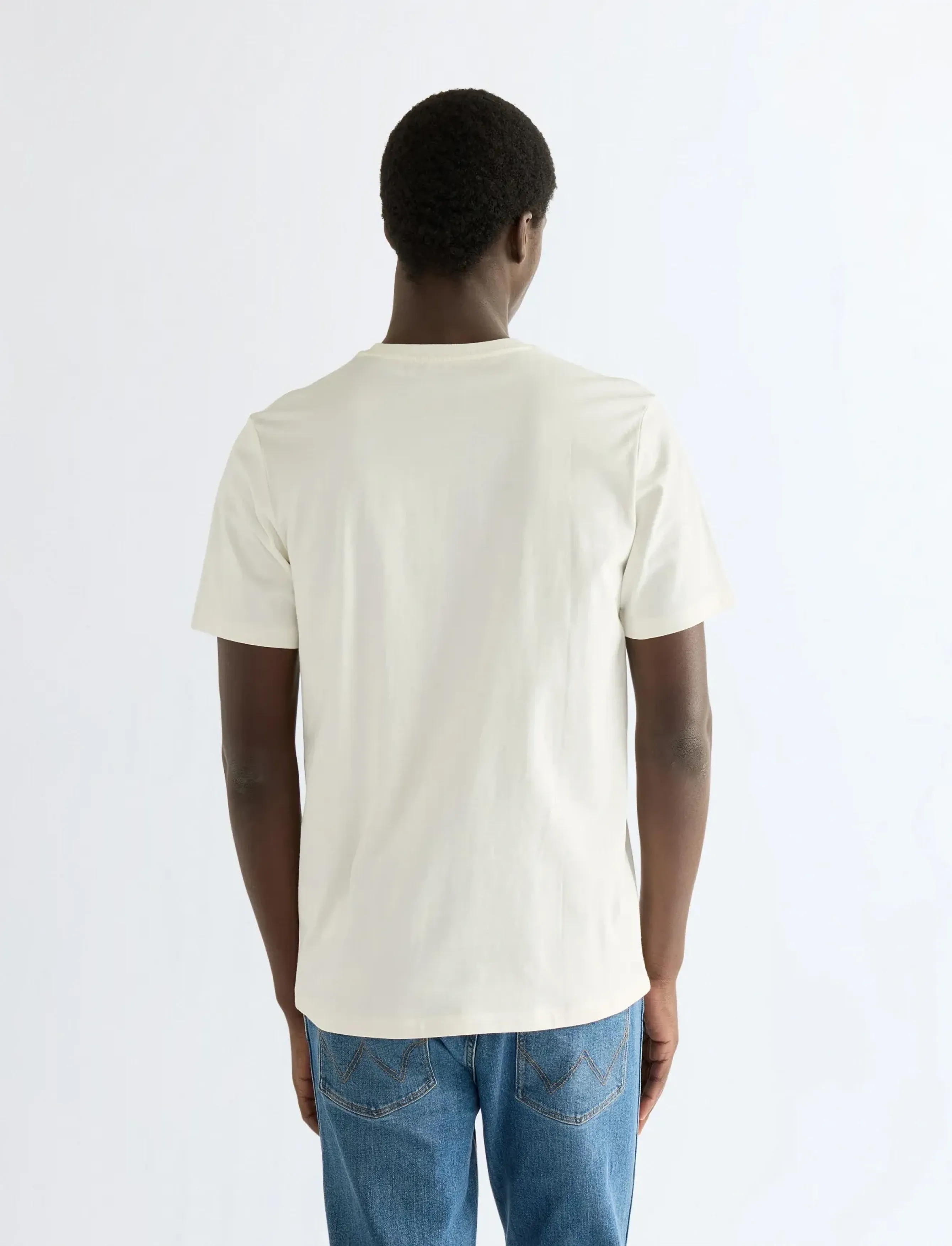 Wrangler - GRAPHIC TEE - sügisesed riided - worn white - 3
