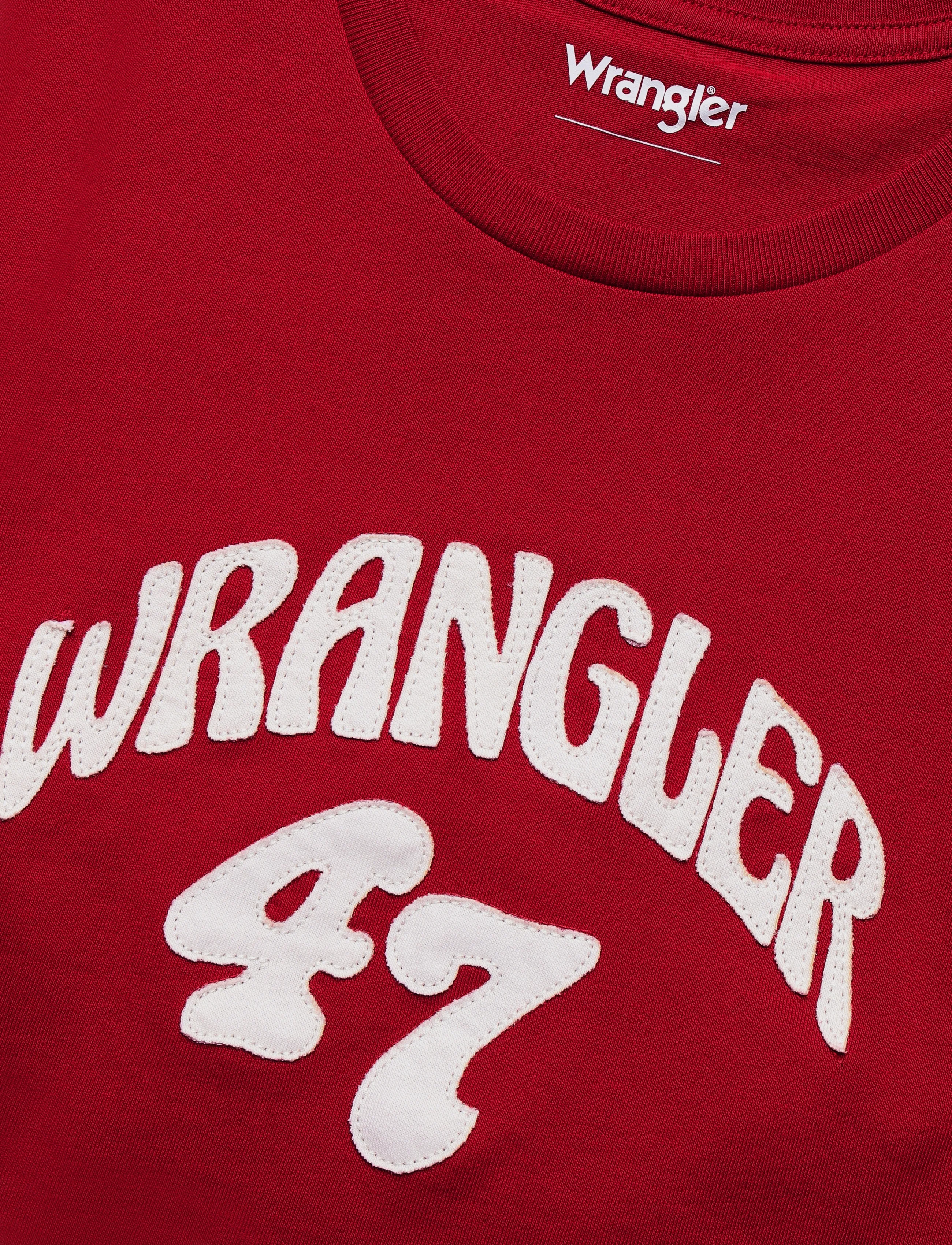 Wrangler - SHRUNKEN BAND TEE - chili pepper - 2