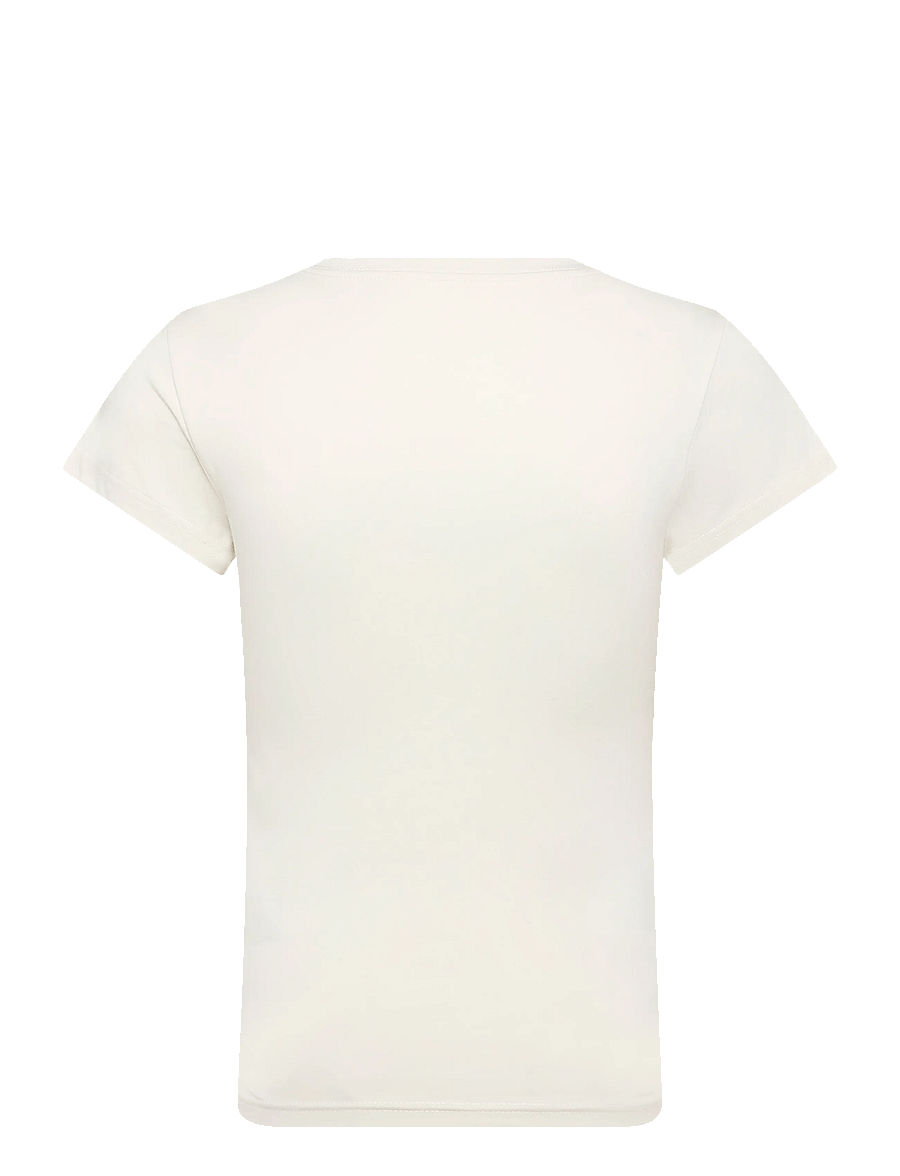Wrangler - SHRUNKEN BAND TEE - t-shirts - egret - 1