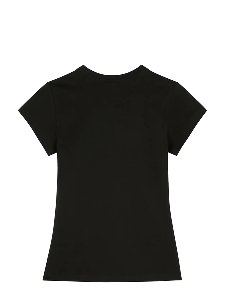 Wrangler - SHRUNKEN BAND TEE - t-shirts - jet black - 2