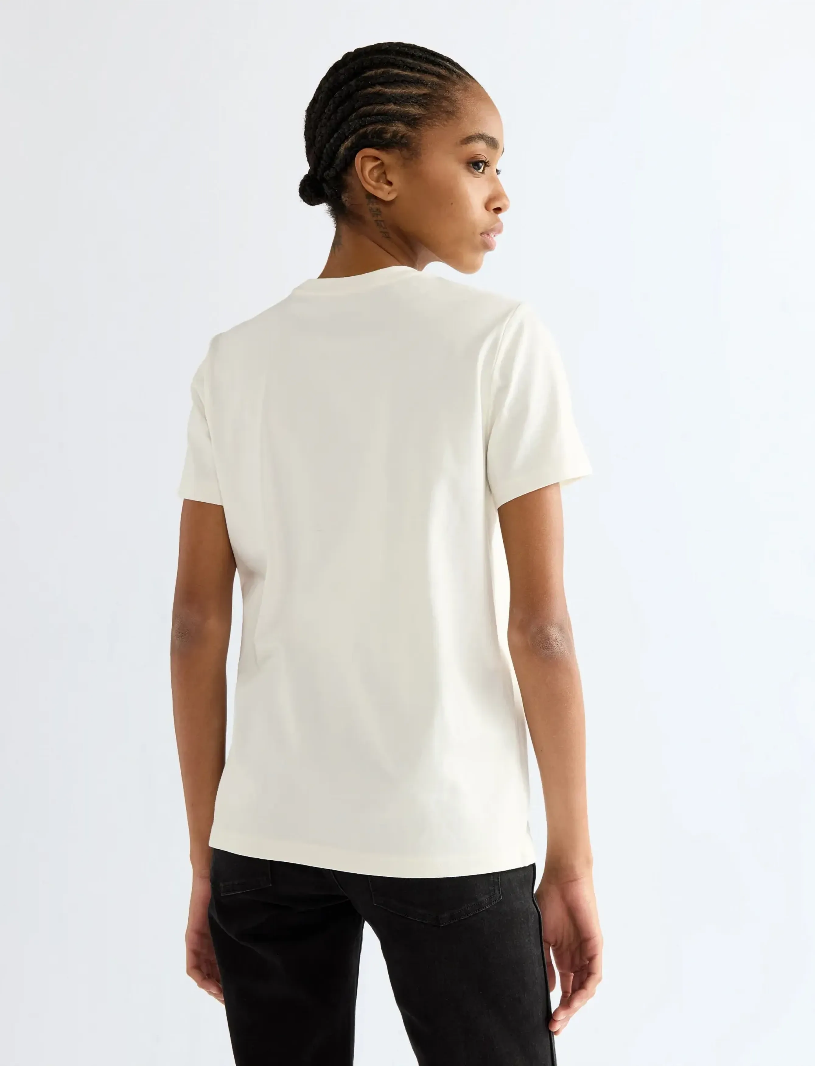 Wrangler - SHRUNKEN BAND TEE - madalaimad hinnad - worn white - 4