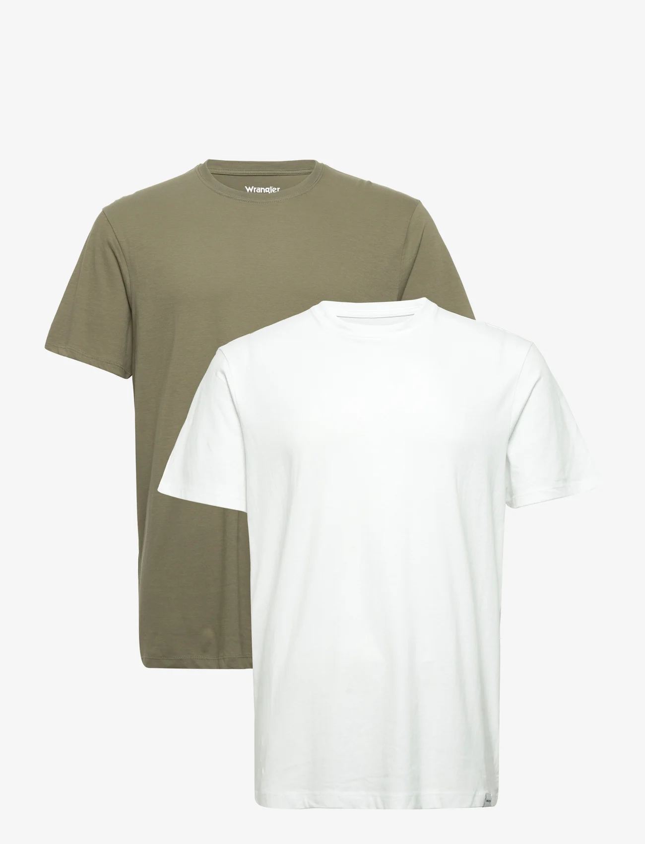 Wrangler - 2 PACK TEE - lowest prices - dusty olive - 0