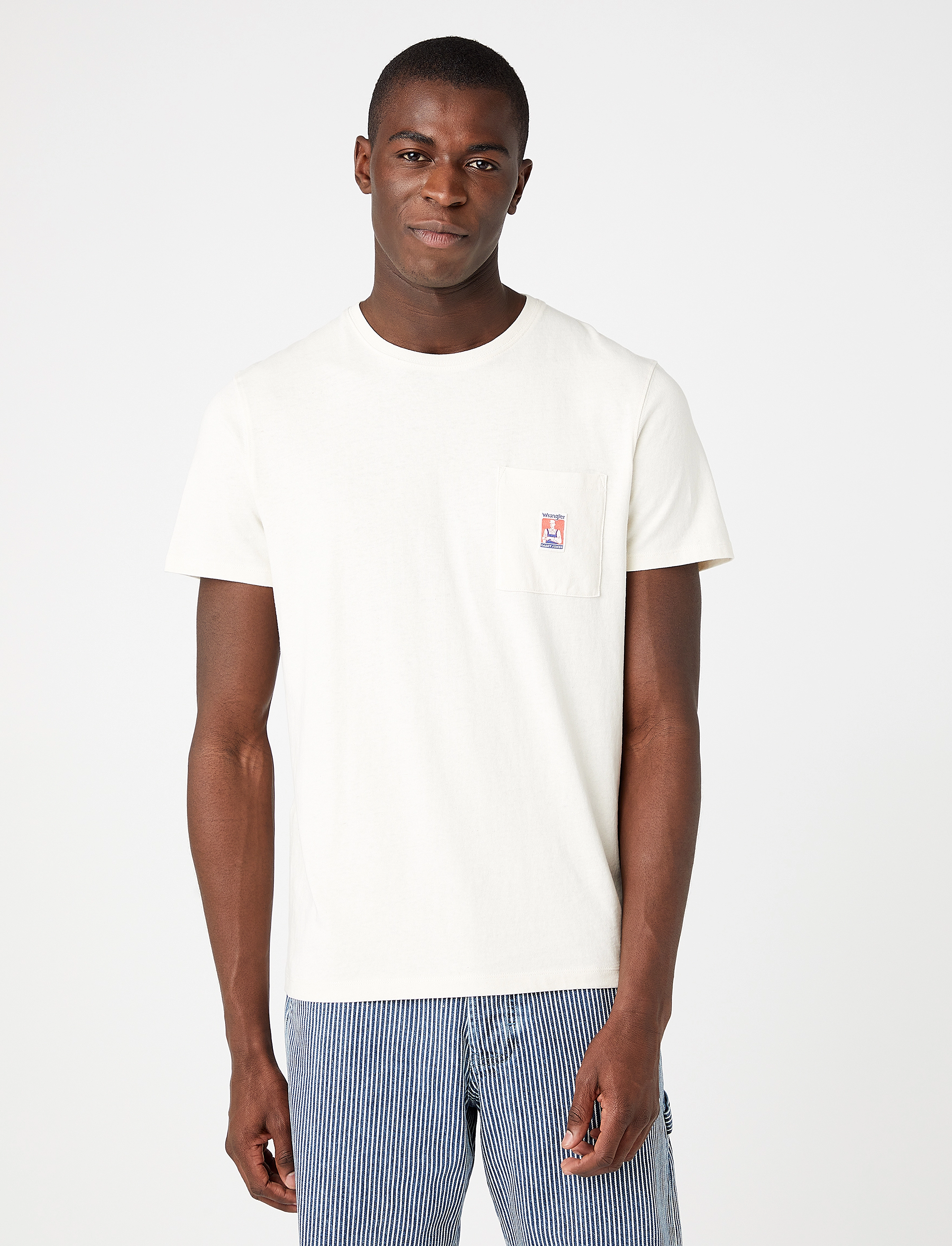 Wrangler - CASEY JONES TEE - natural ecru - 2