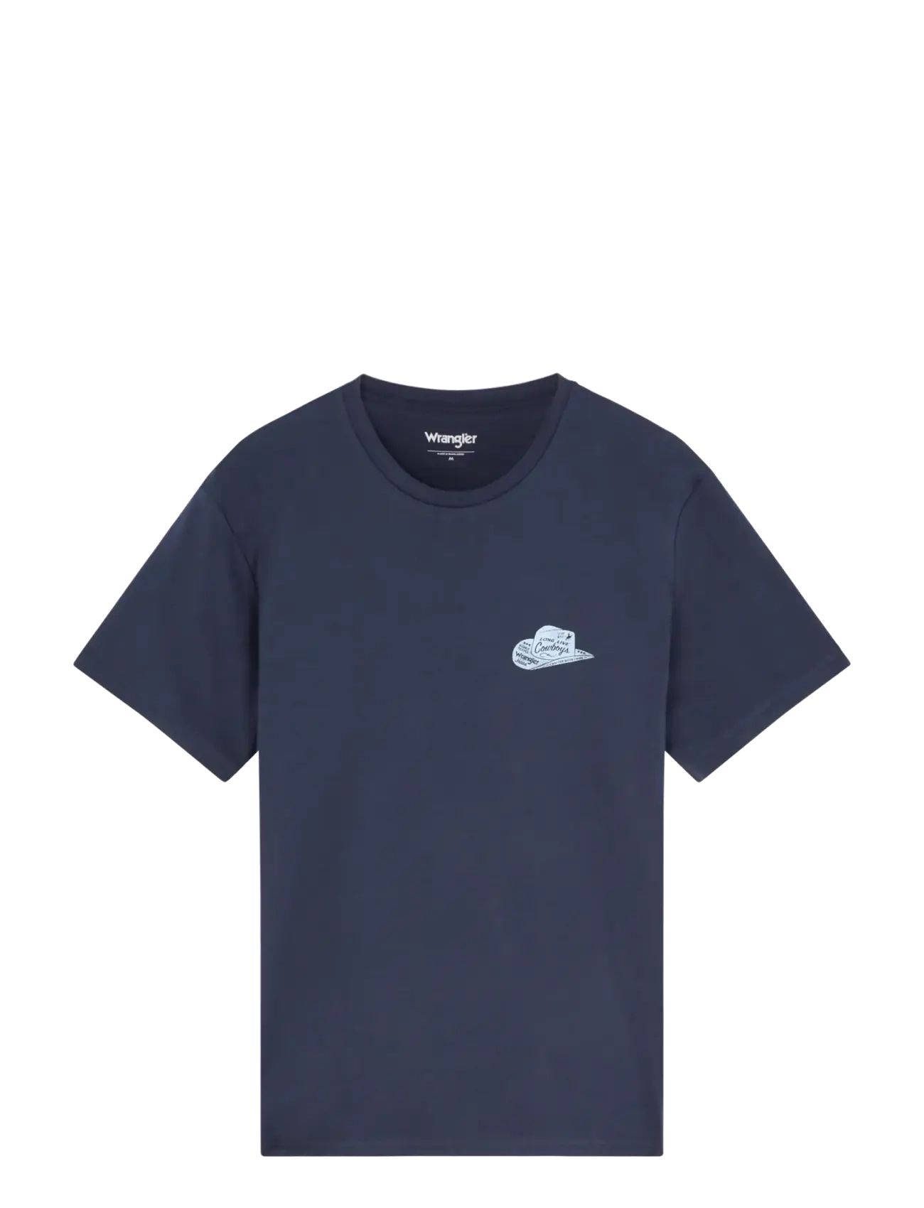 Wrangler SMALL LOGO TEE - T-shirts - BLACK IRIS / navy