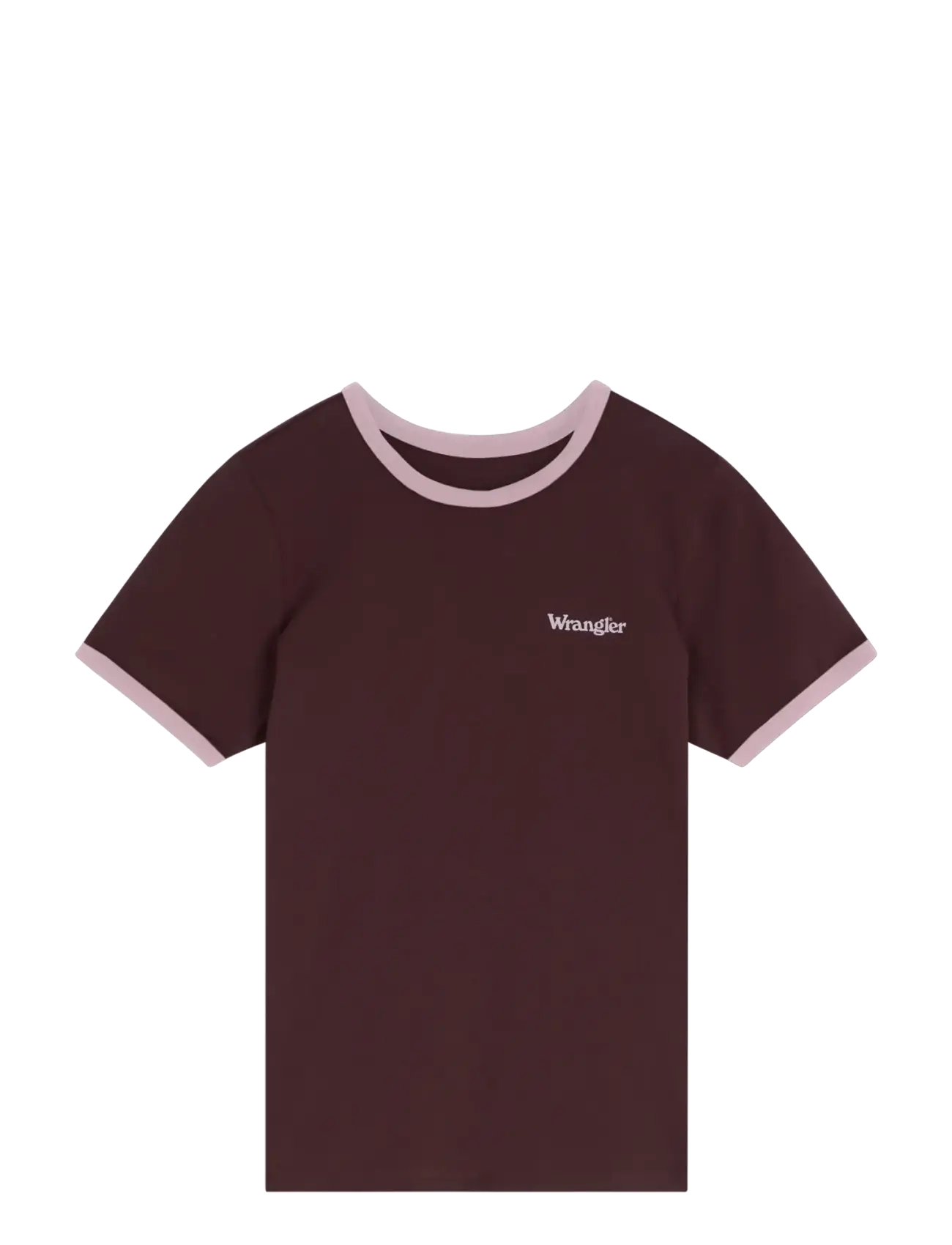 Wrangler RINGER TEE - Wrangler - DAHLIA / burgundy