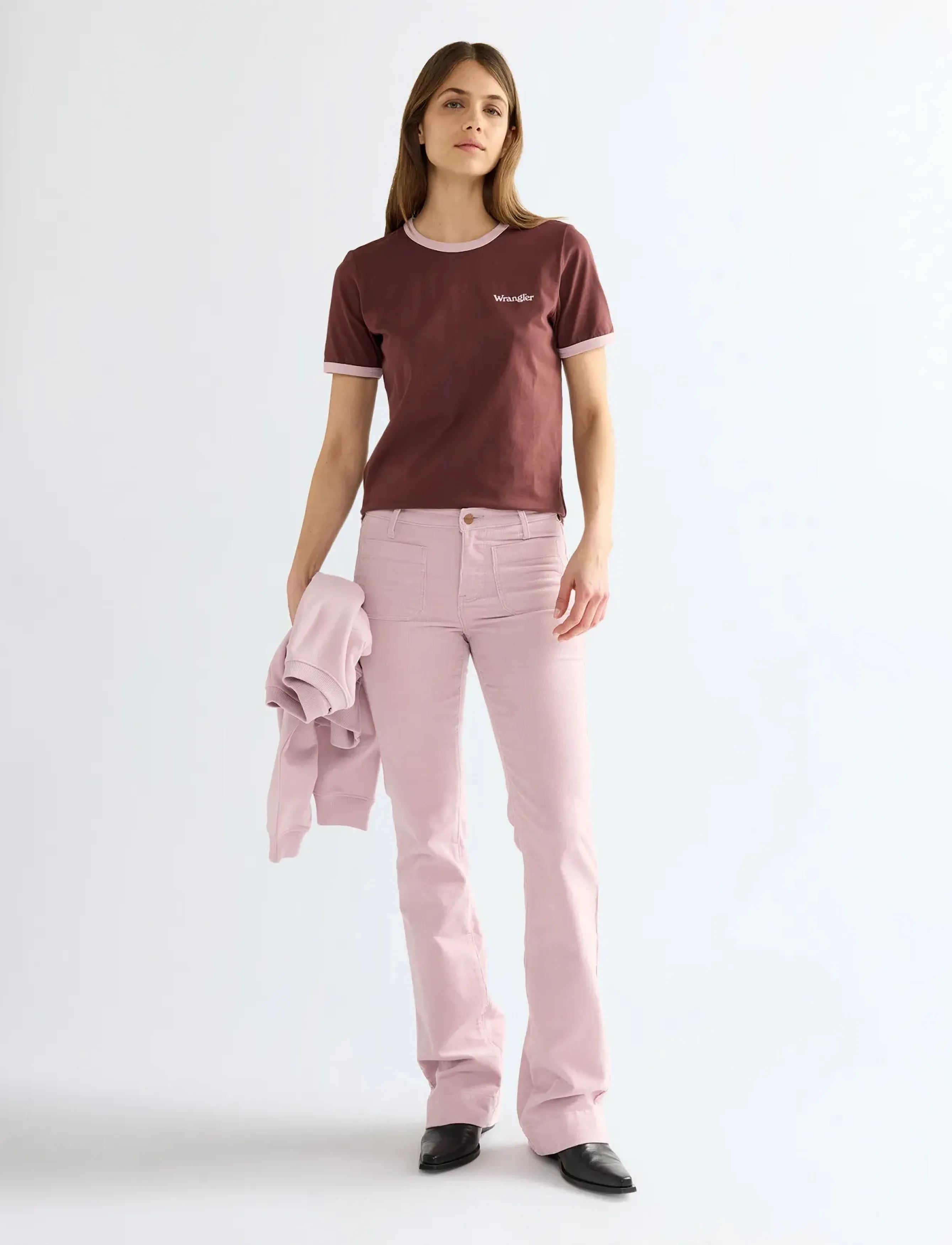 Wrangler - RINGER TEE - herbstliche kleidung - dahlia - 3