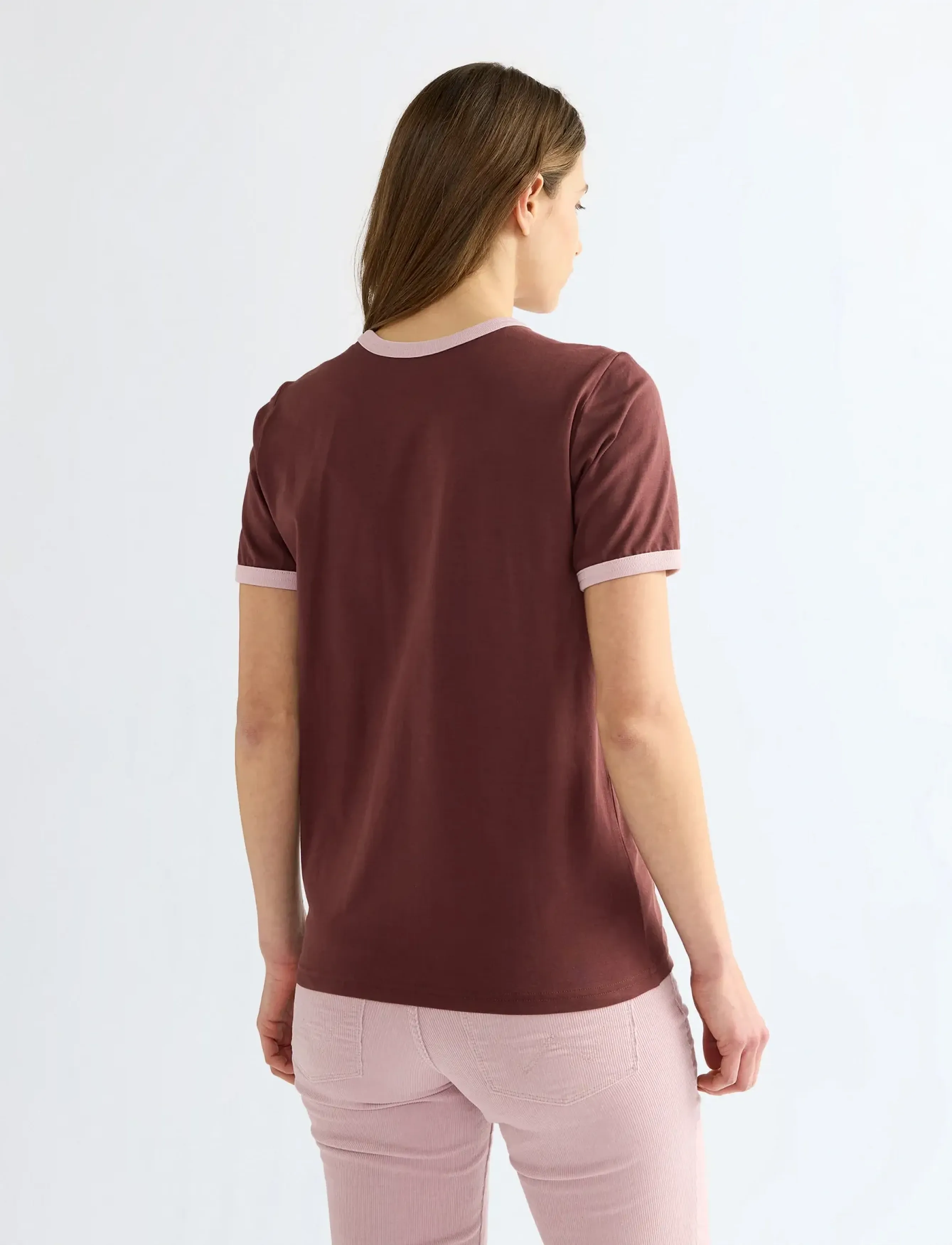 Wrangler - RINGER TEE - herbstliche kleidung - dahlia - 4