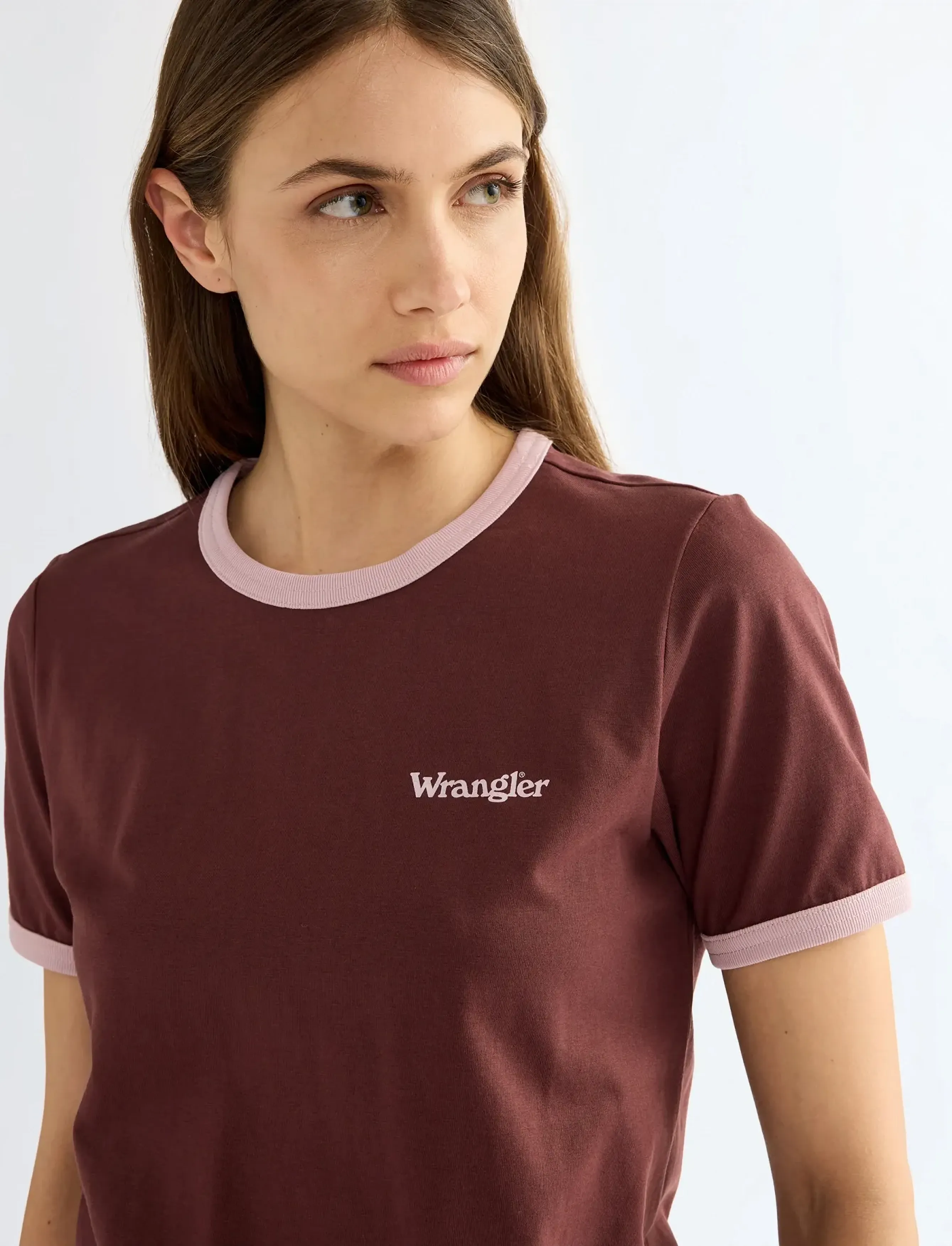 Wrangler - RINGER TEE - herbstliche kleidung - dahlia - 5
