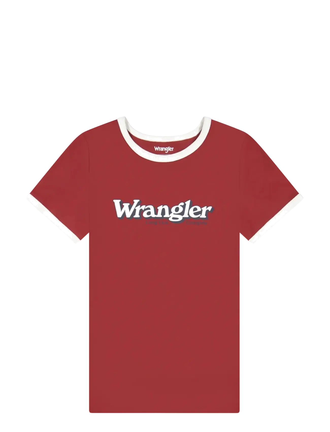 WRANGLER Ringer Tee Rot - Mx00 - Damen