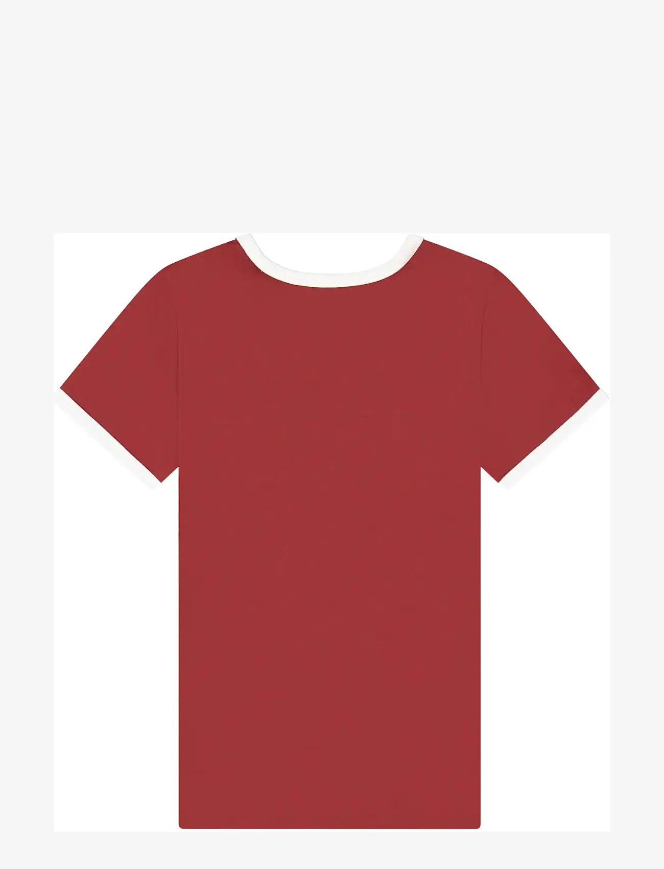 Wrangler - RINGER TEE - herbstliche kleidung - ruby wine - 2