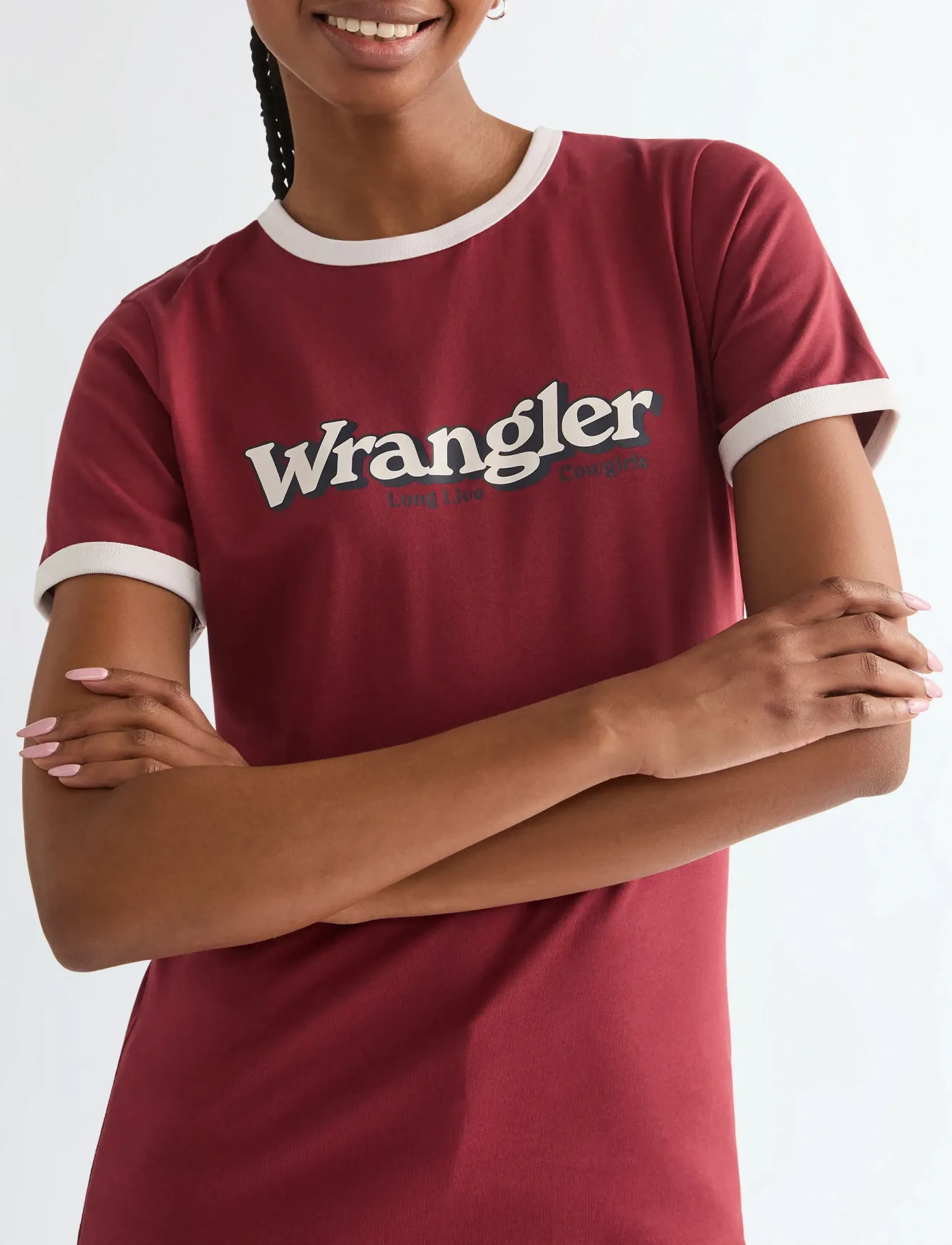 Wrangler - RINGER TEE - die niedrigsten preise - ruby wine - 5