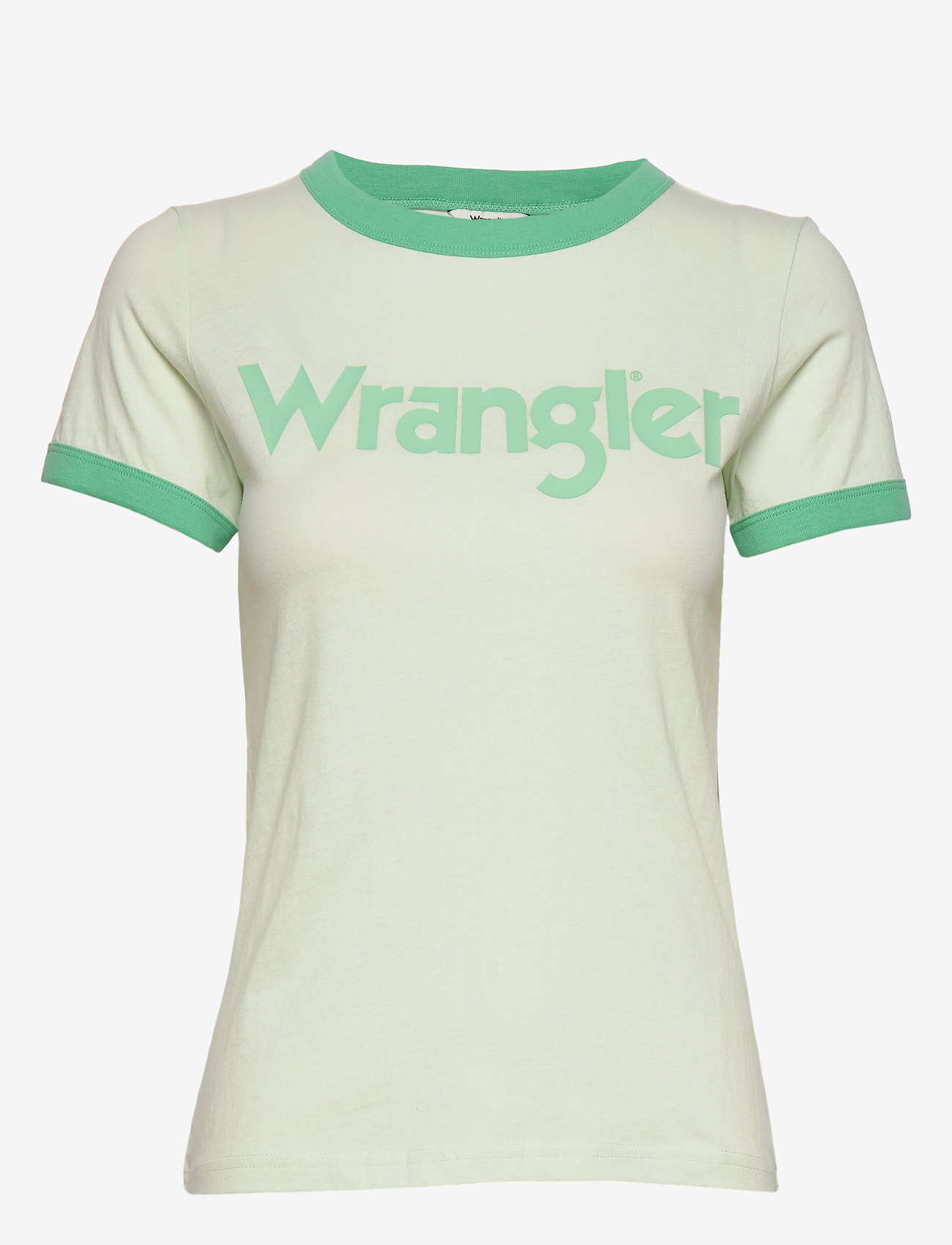 RINGER TEE - ALMOST AQUA