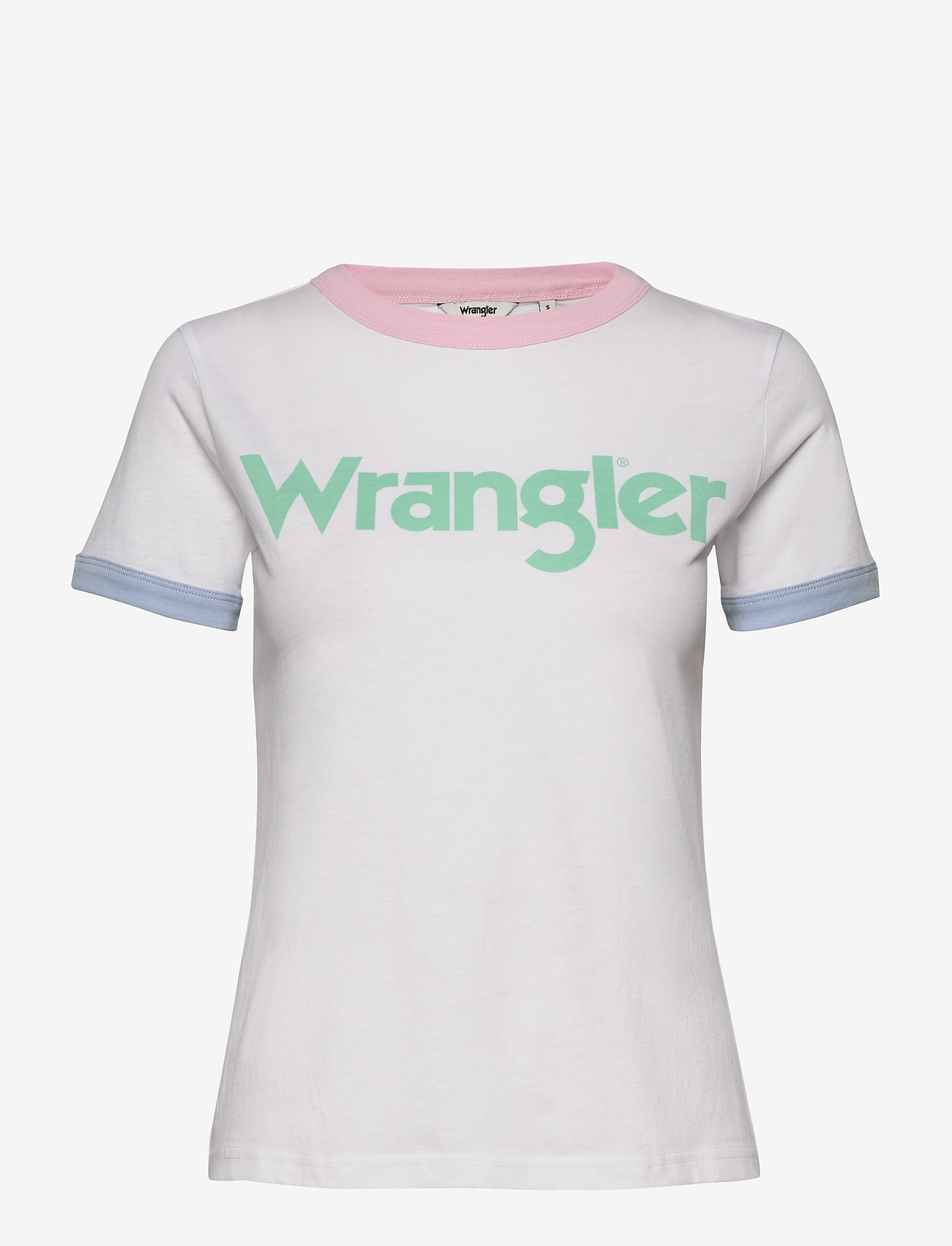 Wrangler - RINGER TEE - real white - 0
