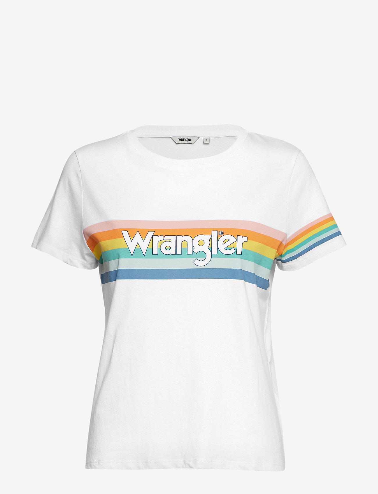 Wrangler - RAINBOW TEE - white - 0