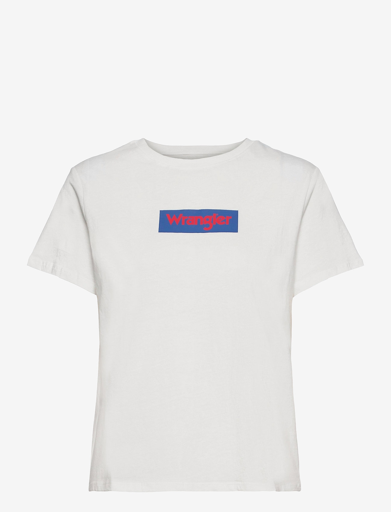 Wrangler - BOX LOGO TEE - off white - 0
