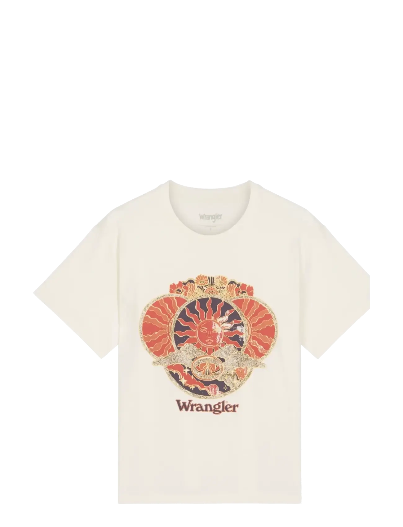Wrangler GIRLFRIEND TEE - Wrangler - WORN WHITE / cream