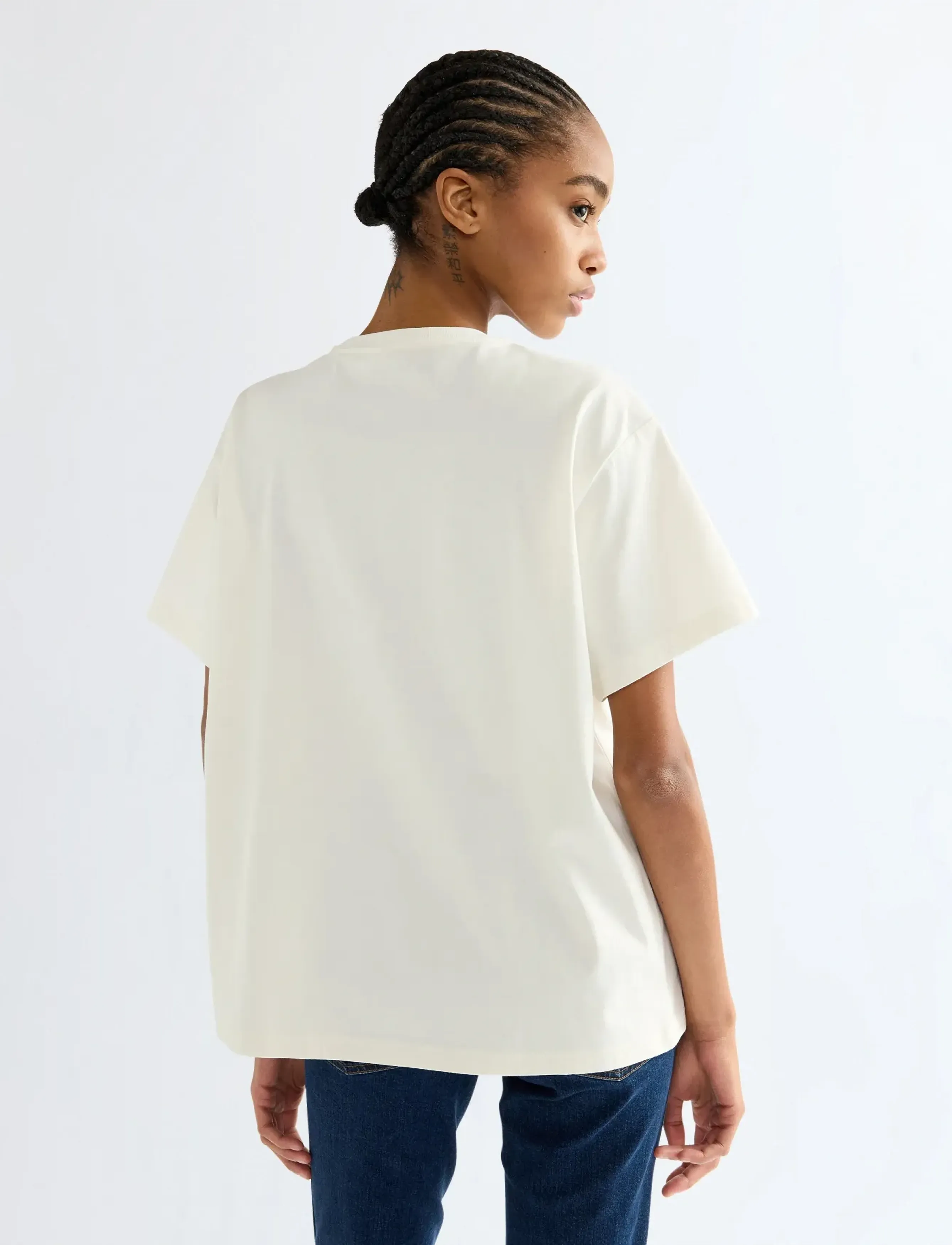 Wrangler - GIRLFRIEND TEE - efterårstøj - worn white - 4
