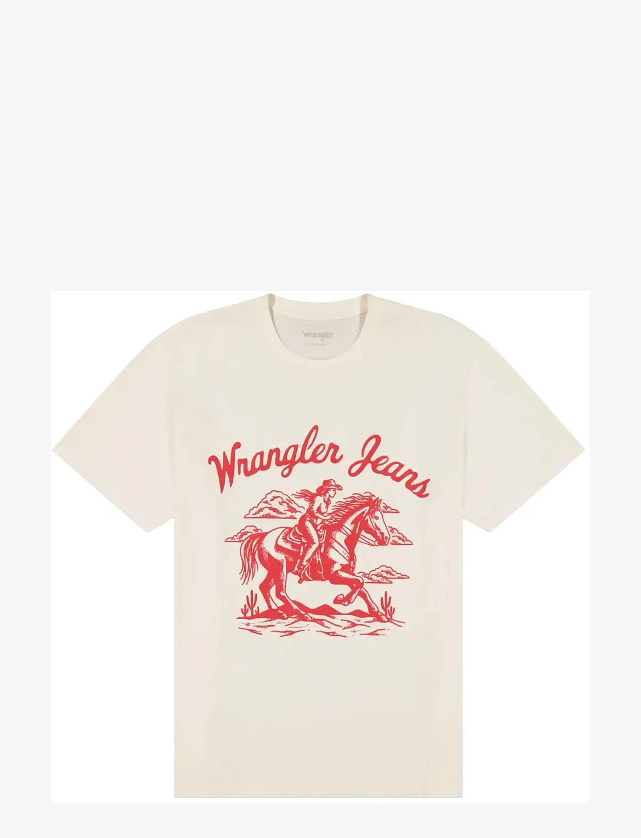 Wrangler - GIRLFRIEND TEE - t-shirts - worn white - 1