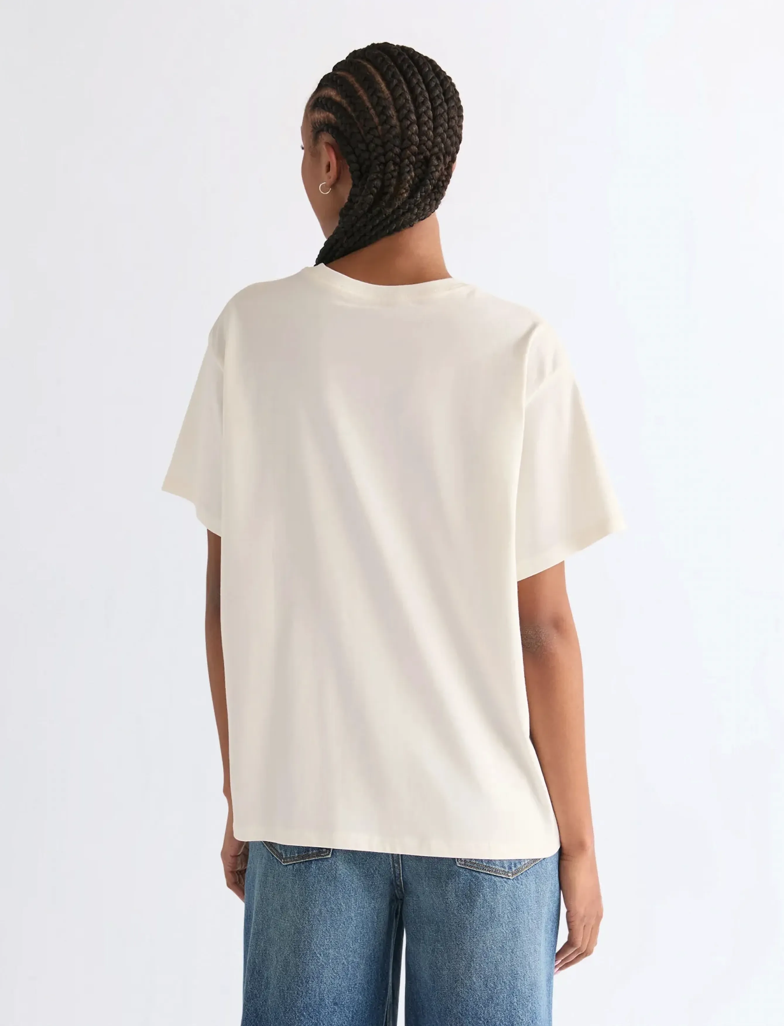 Wrangler - GIRLFRIEND TEE - t-paidat - worn white - 3