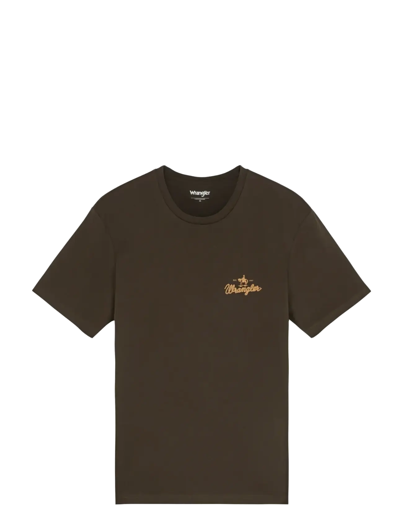 Wrangler SMALL GRAPHIC TEE - Wrangler - CHOCOLATE TORTE / brown