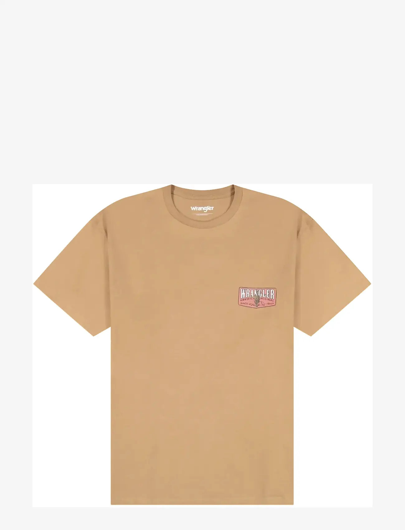 Wrangler - SMALL GRAPHIC TEE - efterårstøj - ermine - 1
