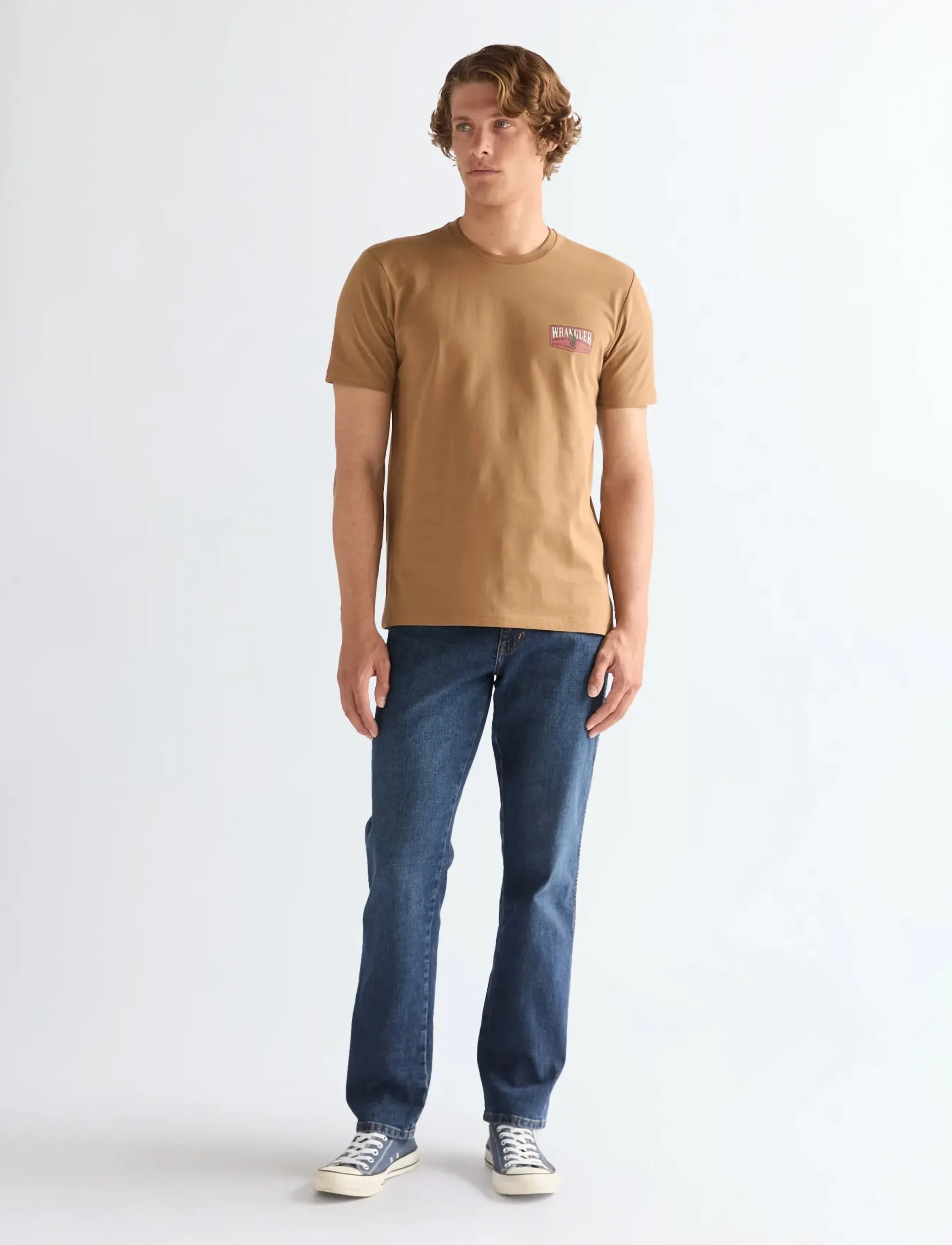 Wrangler - SMALL GRAPHIC TEE - laveste priser - ermine - 4