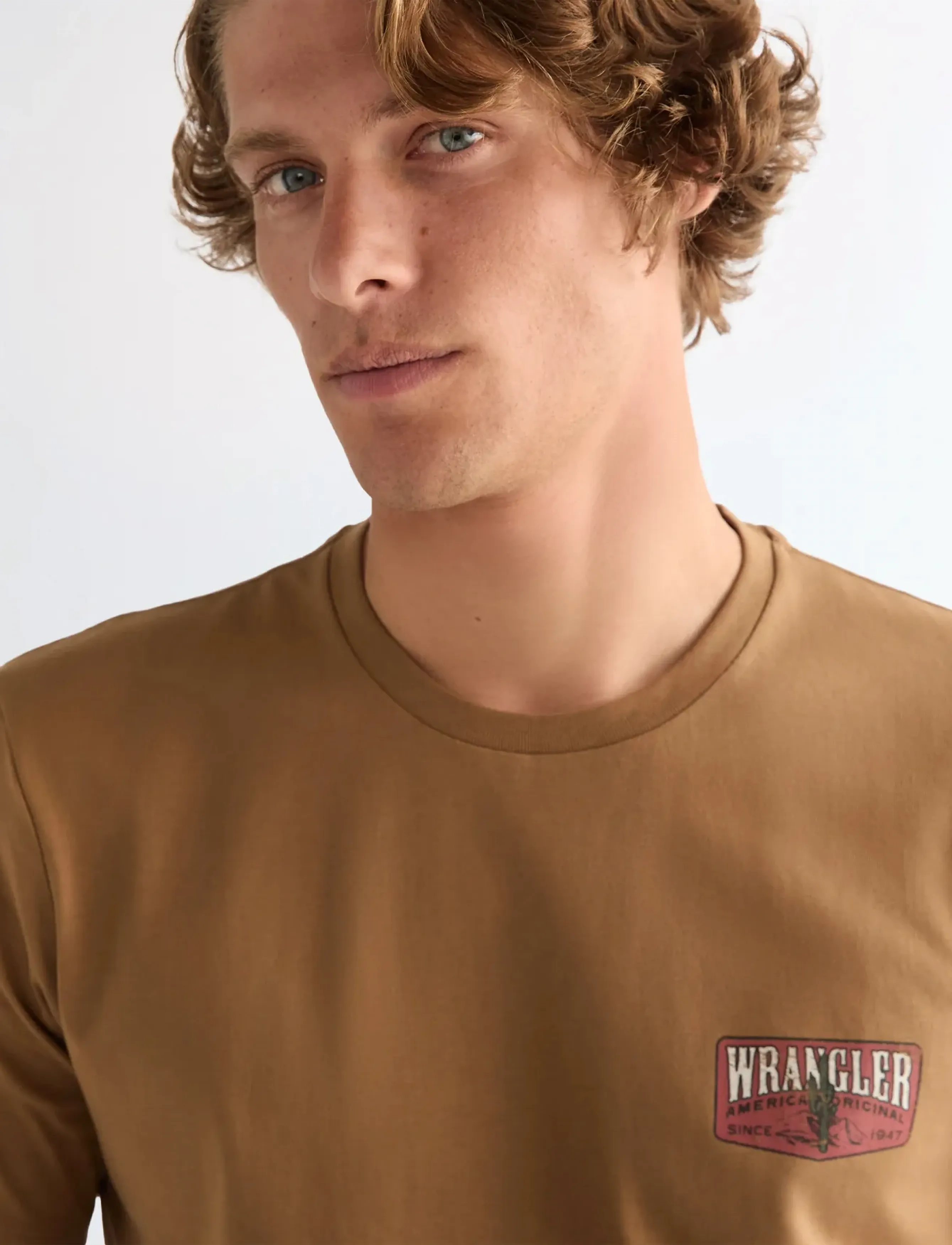 Wrangler - SMALL GRAPHIC TEE - laveste priser - ermine - 5