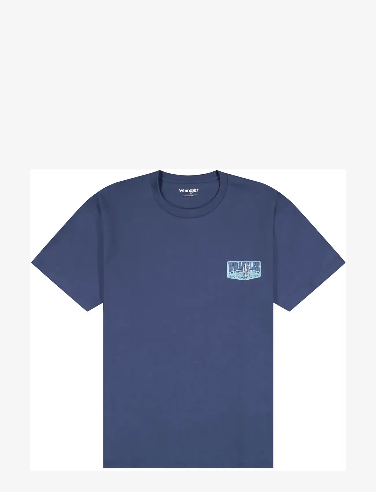Wrangler - SMALL GRAPHIC TEE - efterårstøj - navy - 1
