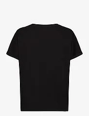 Wrangler - DRAPEY V-NECK TEE - t-shirts - black - 1