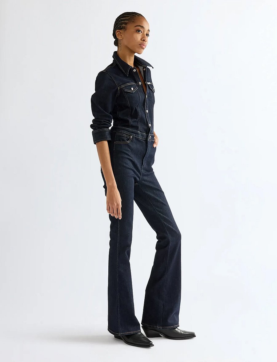 Wrangler - MONTANA COVERALL - jumpsuits - dark stone - 0