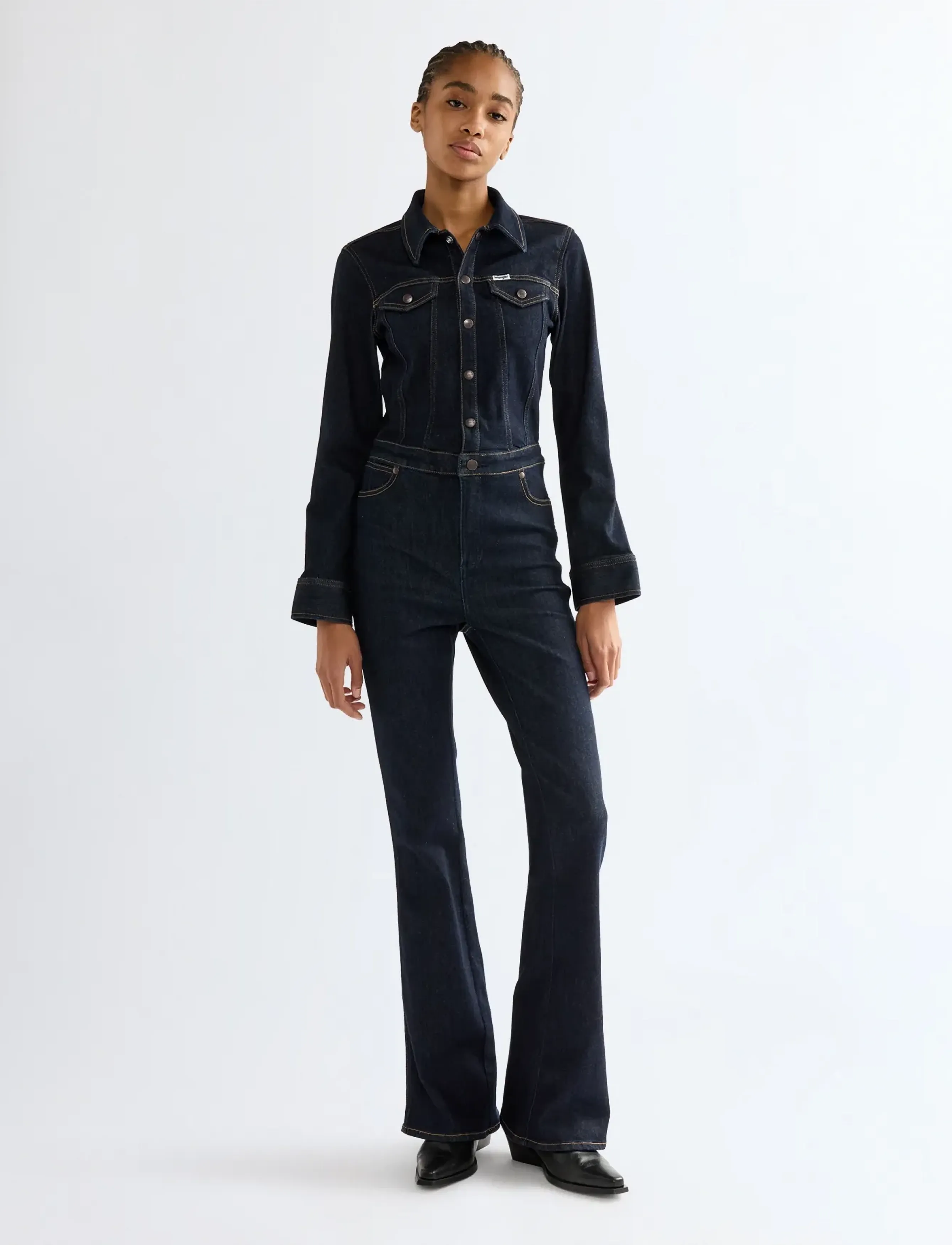 Wrangler - MONTANA COVERALL - jumpsuits - dark stone - 2
