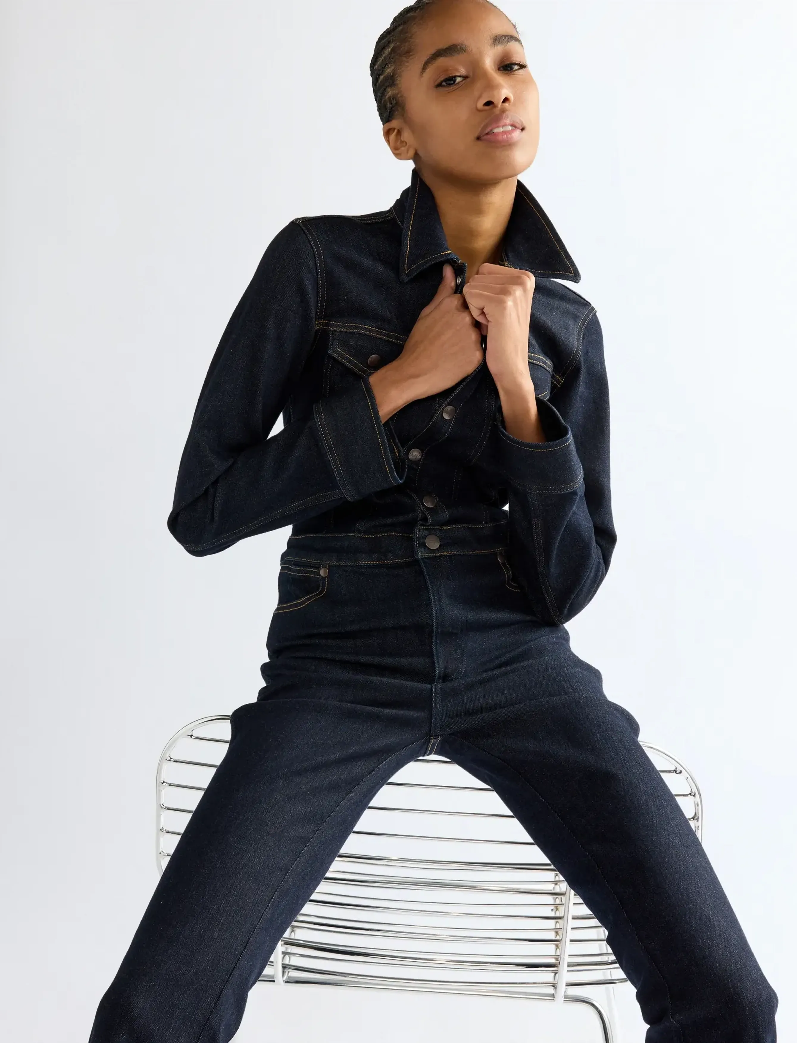 Wrangler - MONTANA COVERALL - jumpsuits - dark stone - 4