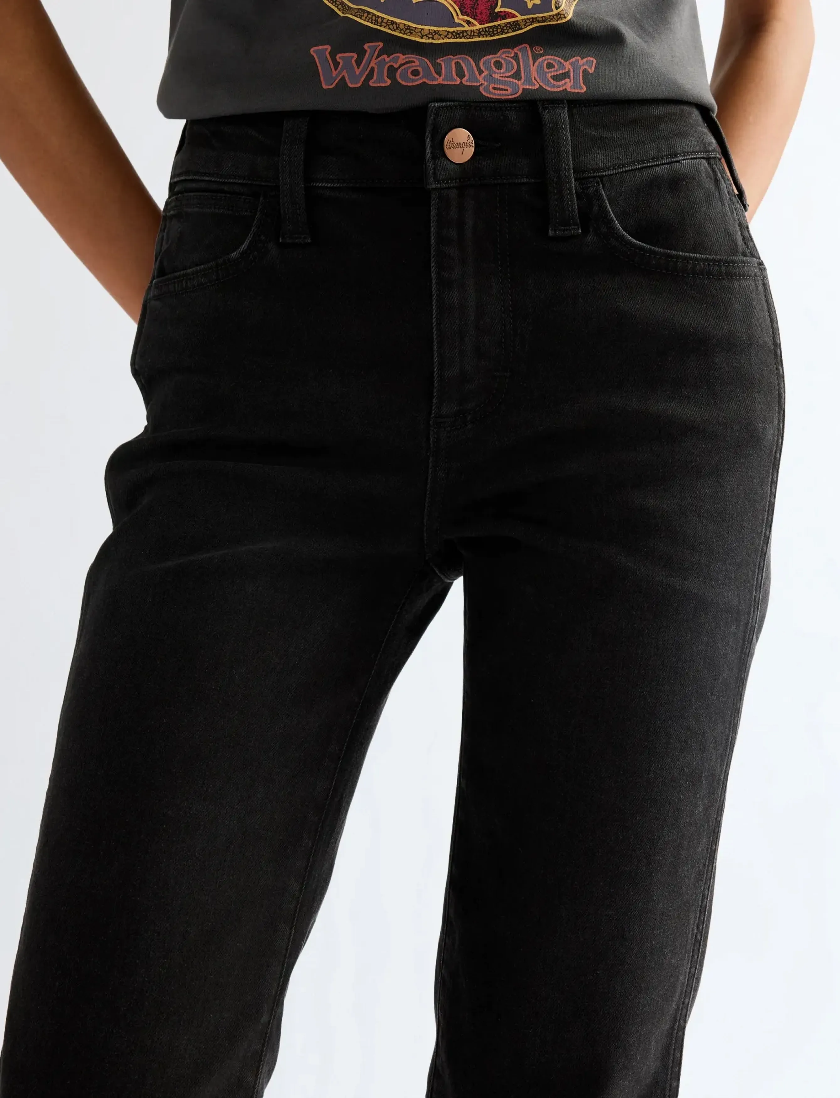 Wrangler - DAWN - sirge säärega teksad - midnight wrangler - 5