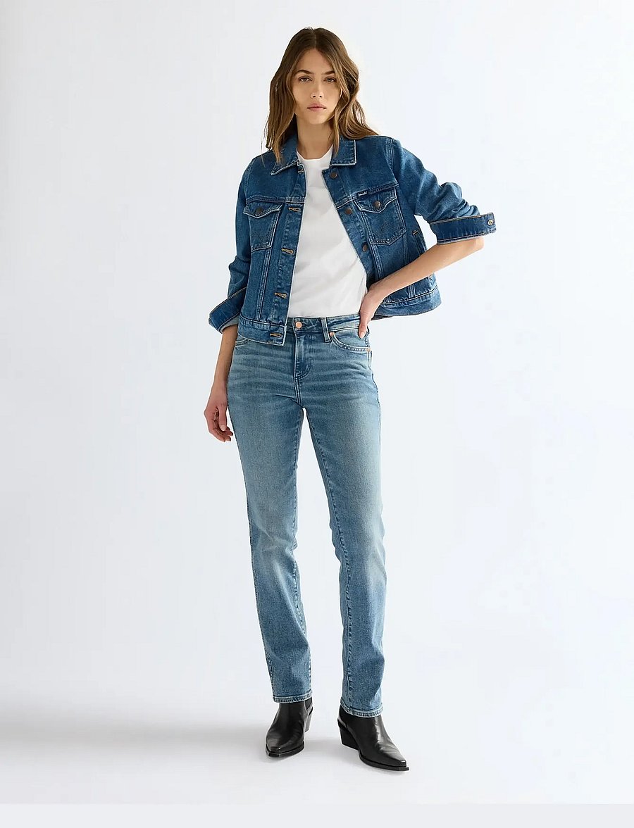 Wrangler - STRAIGHT - raka jeans - sonora falls - 3