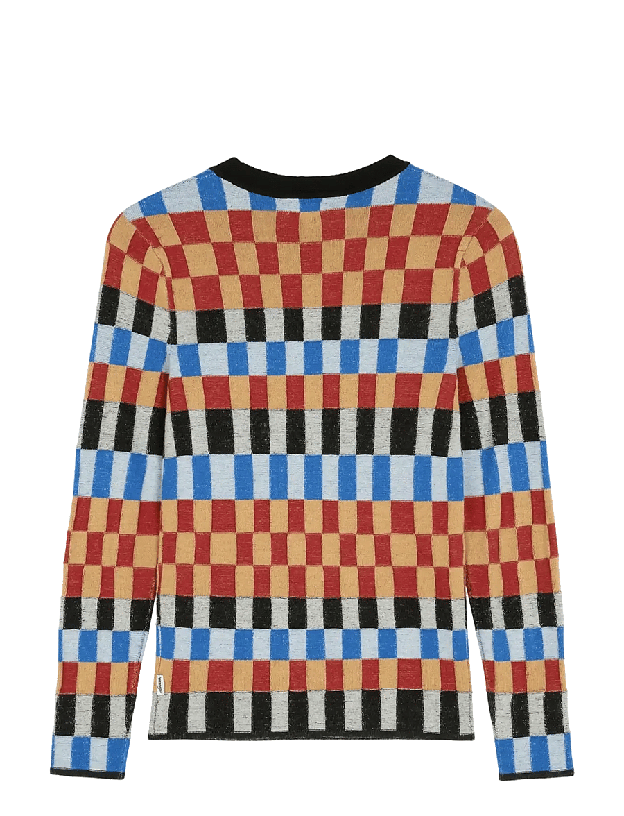 Wrangler - KNIT CREW - stickade tröjor - starting line check - 2