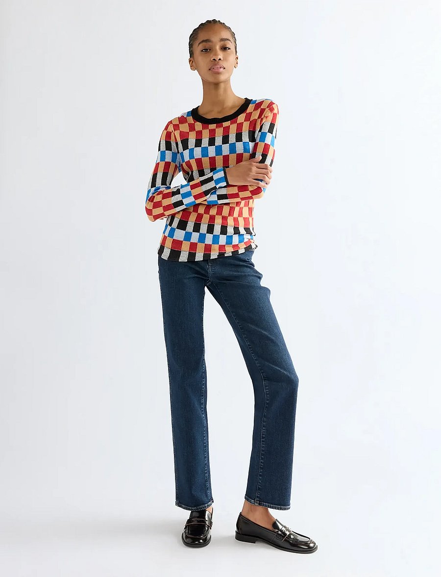 Wrangler - KNIT CREW - stickade tröjor - starting line check - 3