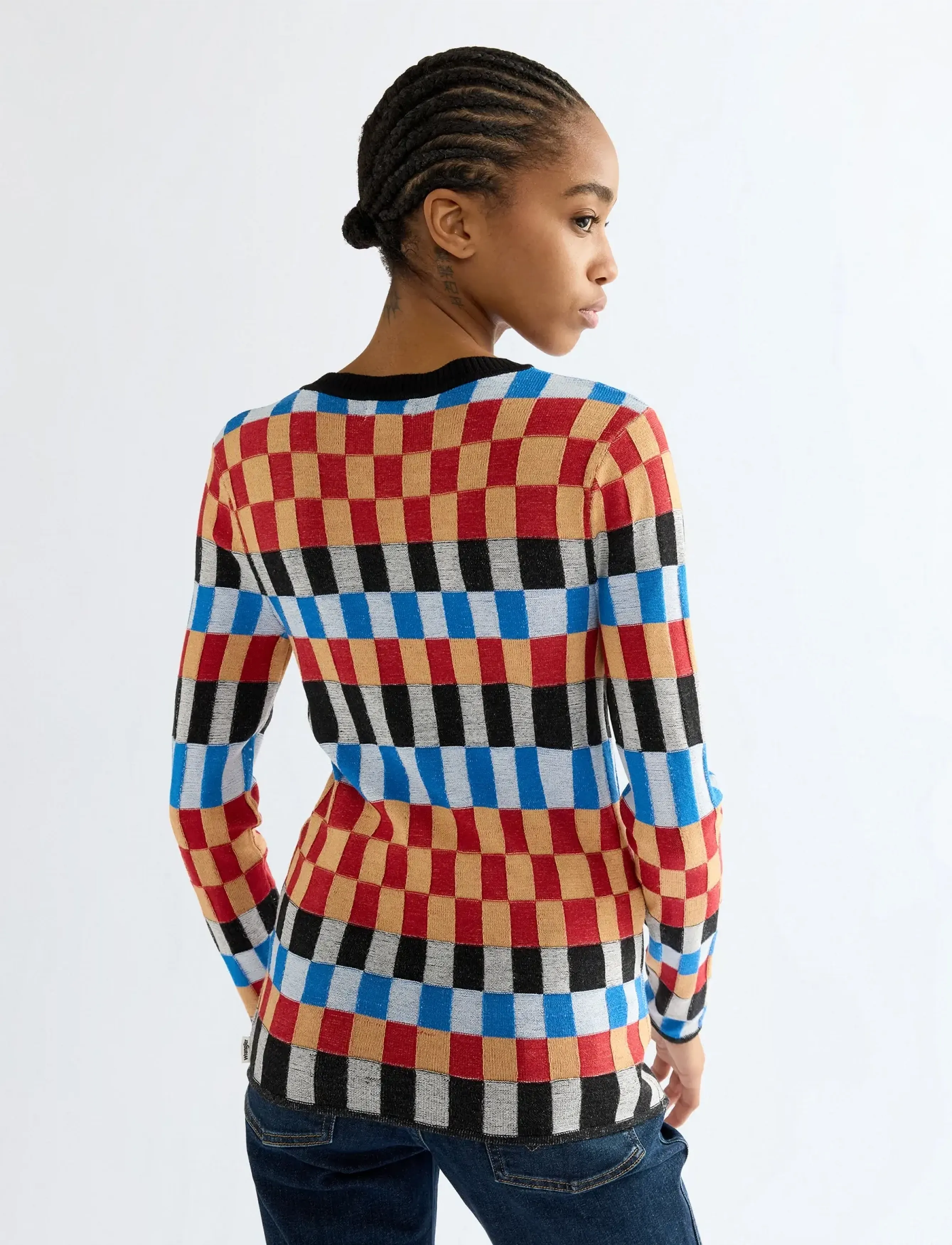 Wrangler - KNIT CREW - stickade tröjor - starting line check - 4
