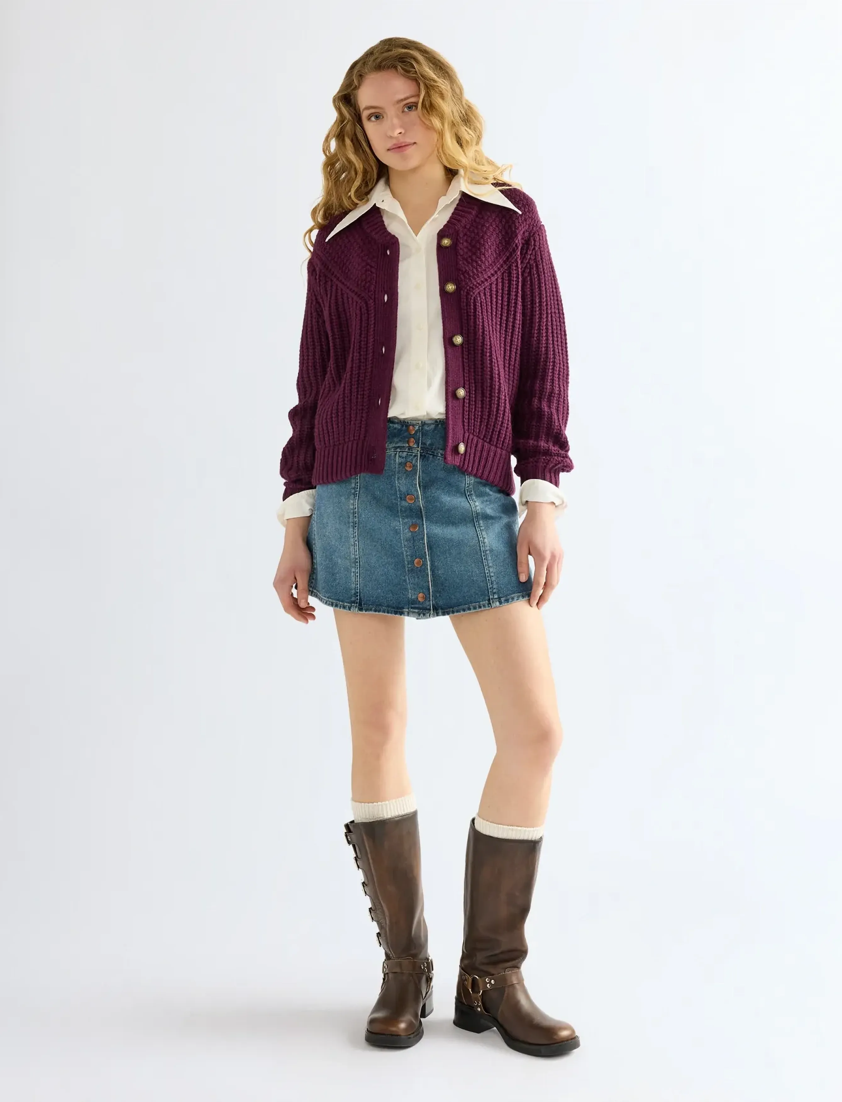 Wrangler - WESTERN CARDIGAN - potent purple - 3