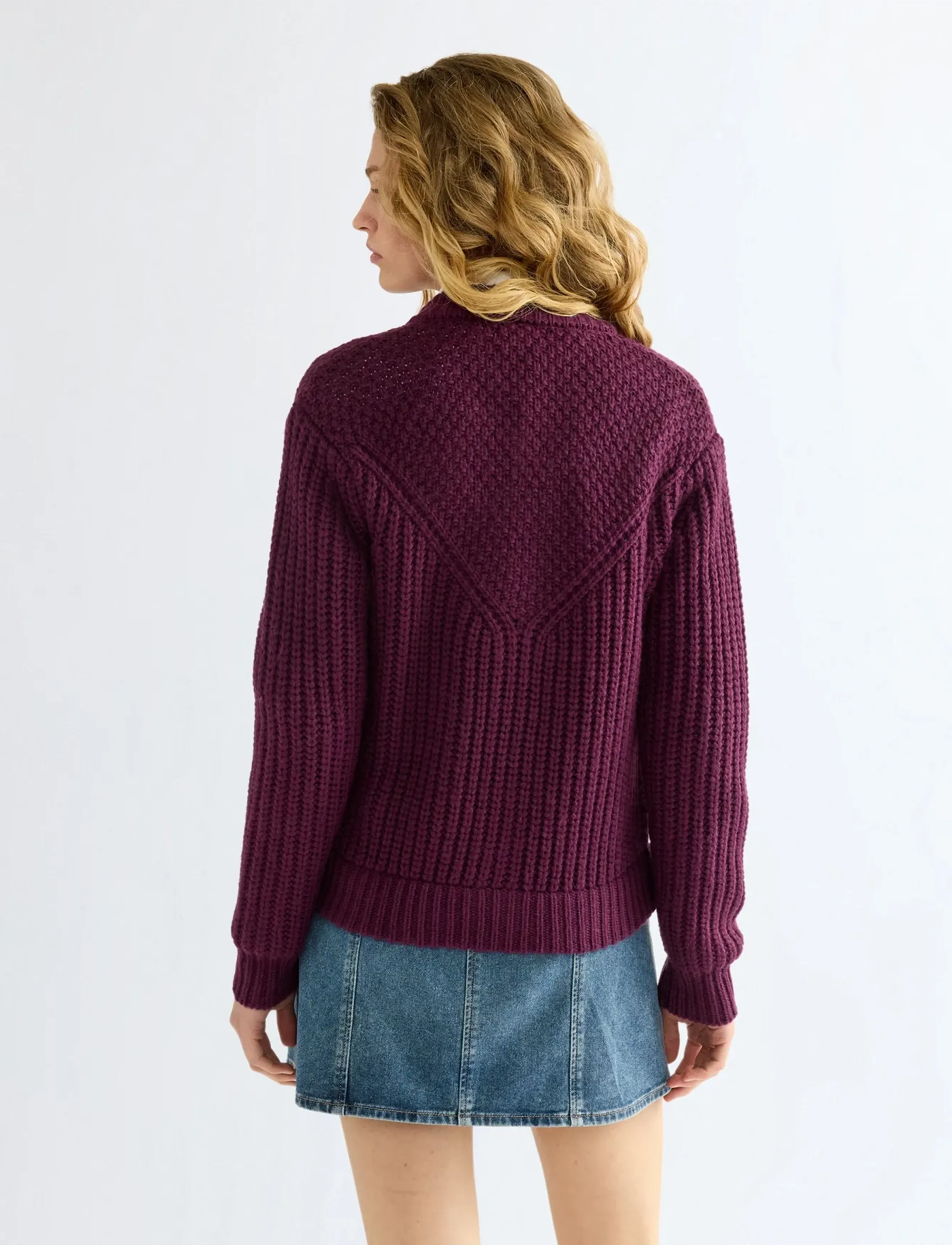 Wrangler - WESTERN CARDIGAN - potent purple - 4