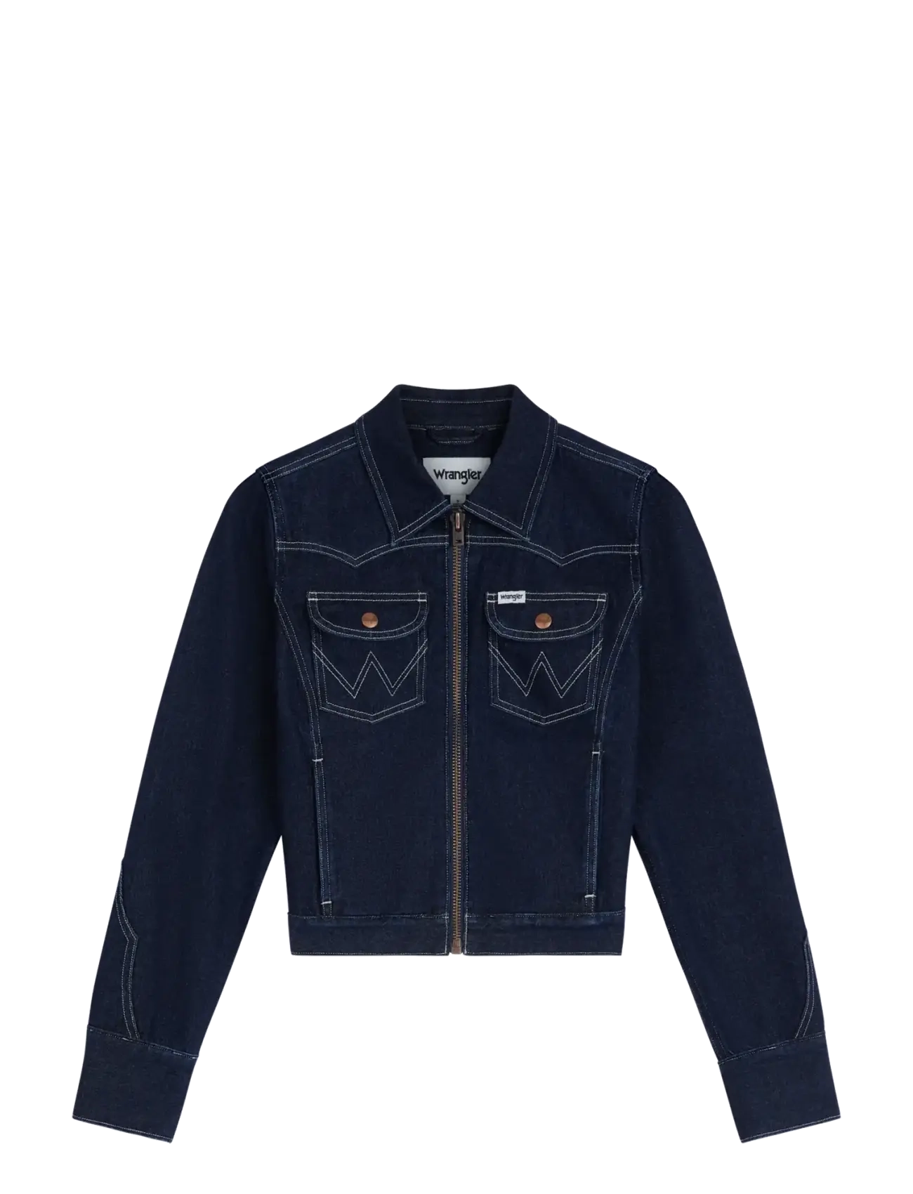 Wrangler - SLIM SEAMED JACKET - skinnjackor - dark orbit - 1