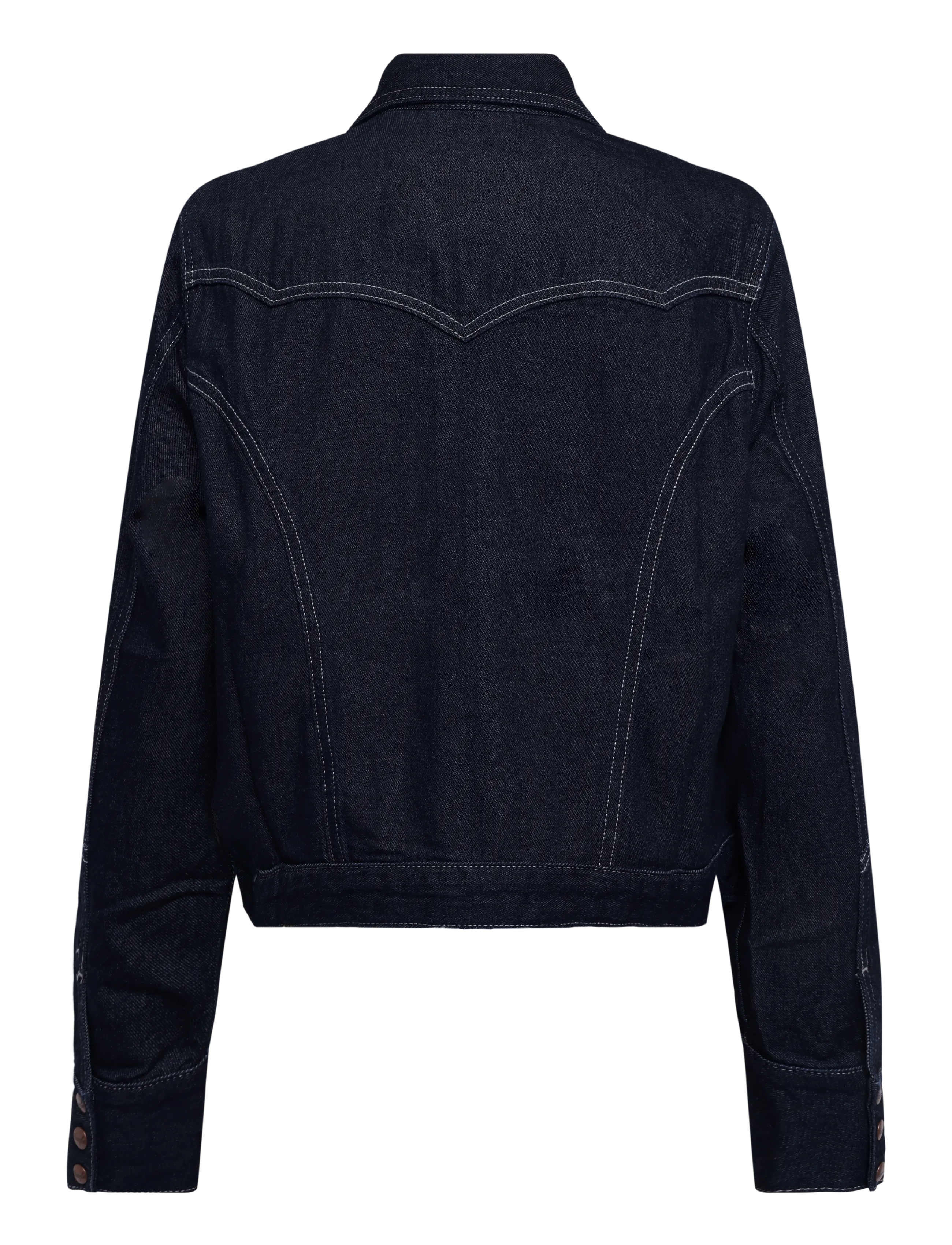 Wrangler - SLIM SEAMED JACKET - kurtki dżinsowe - dark orbit - 2